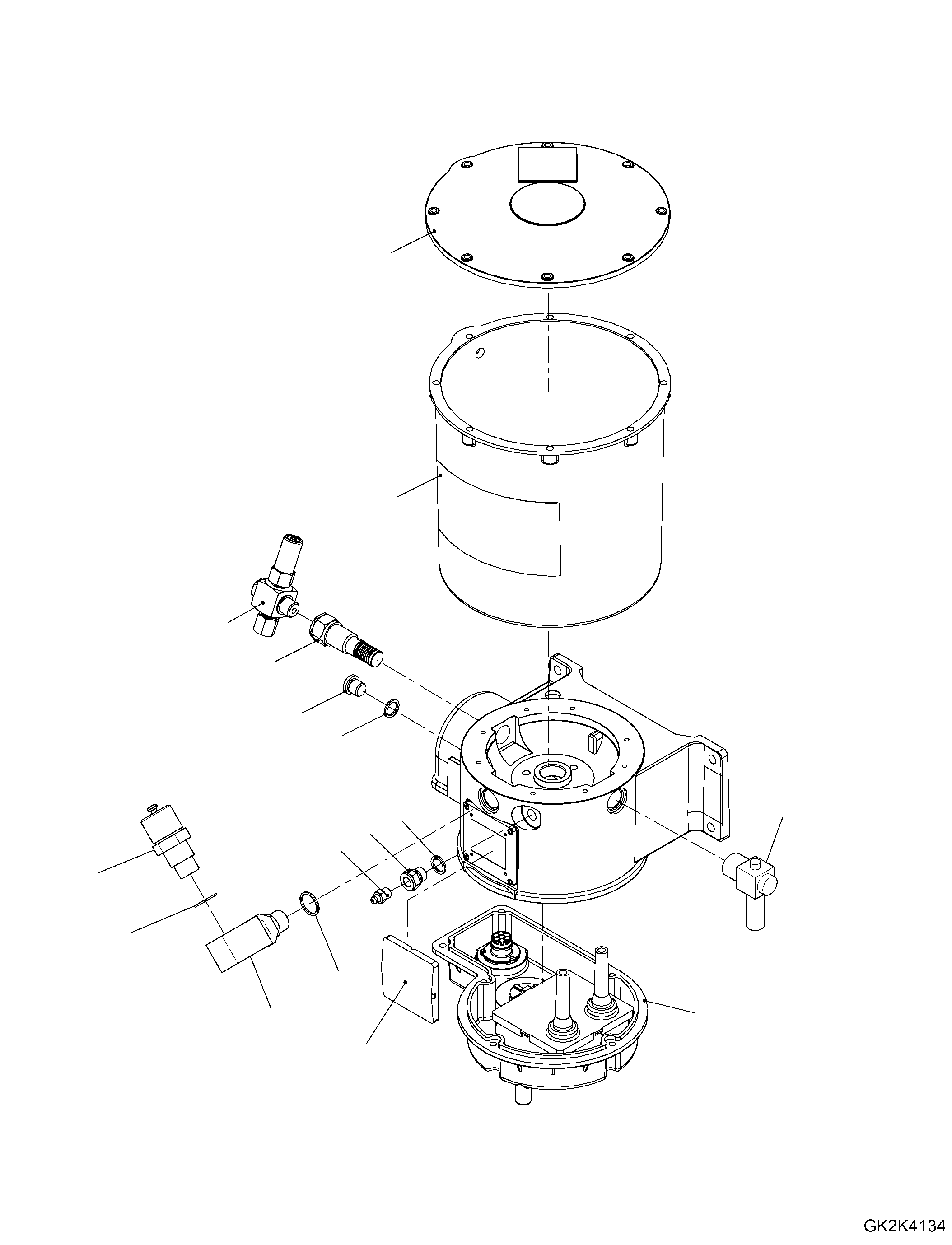 Pump Assembly, without Grease 423-S95-9841 KOMATSU