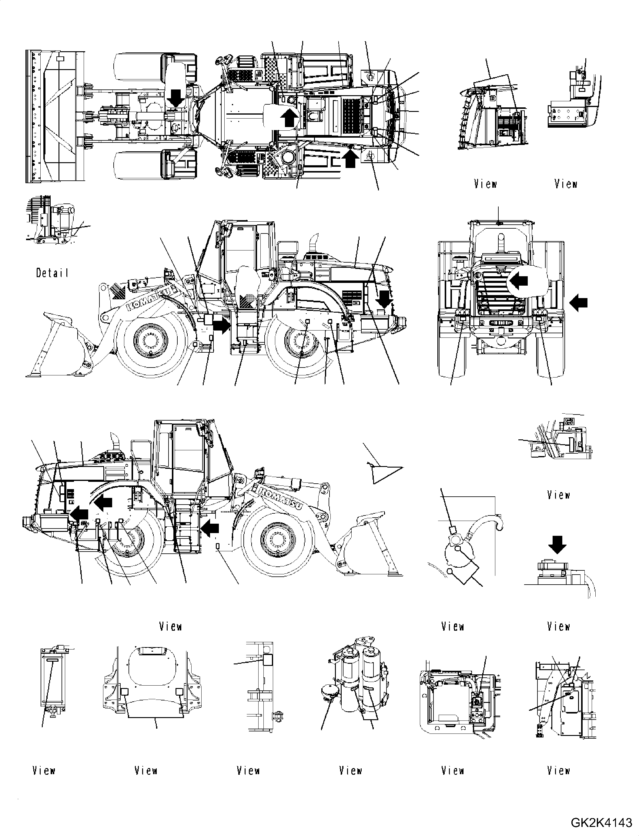Plate, Freon Destruction 09971-10101 KOMATSU