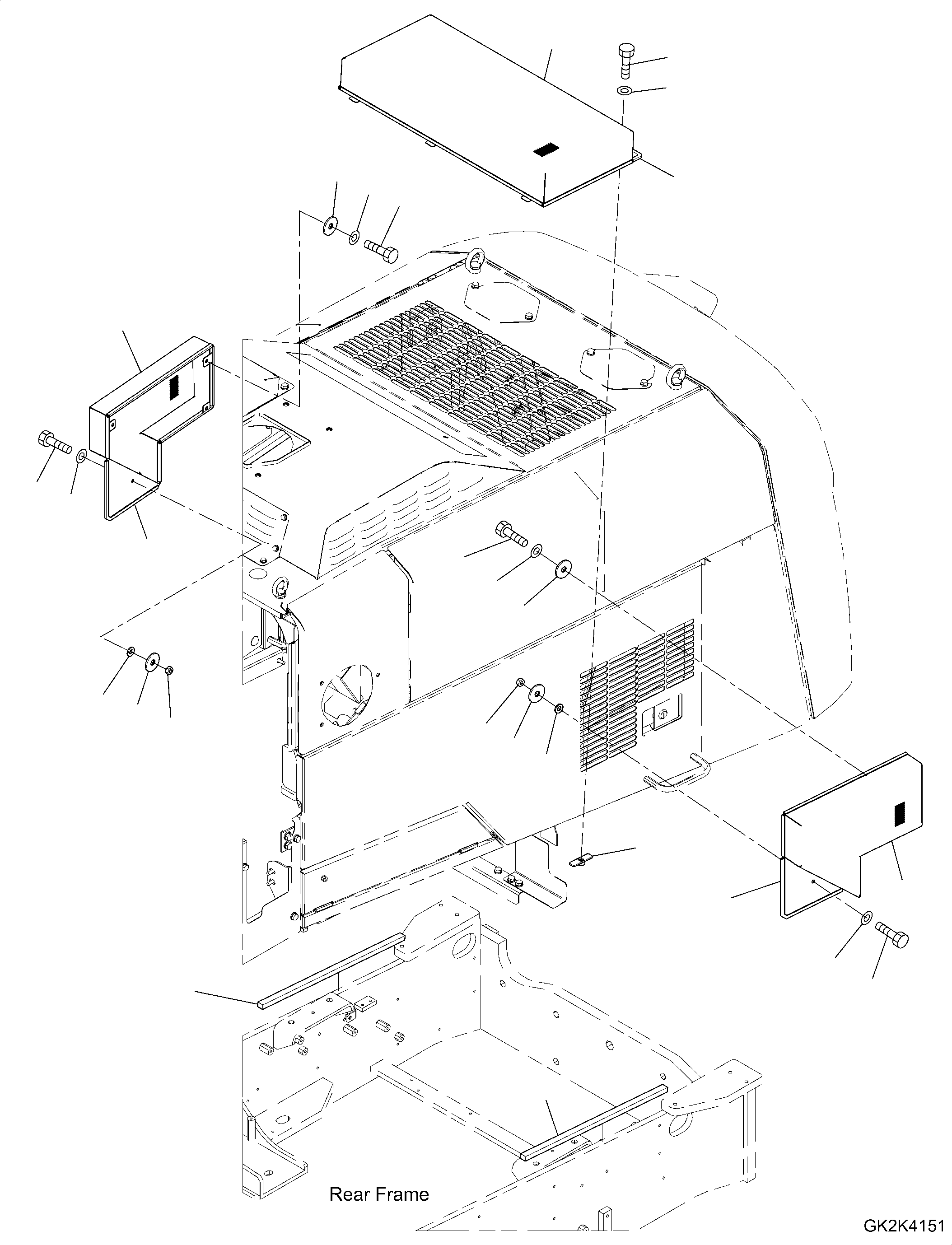 Guard, Side, R.H. 423-54-H6191 KOMATSU