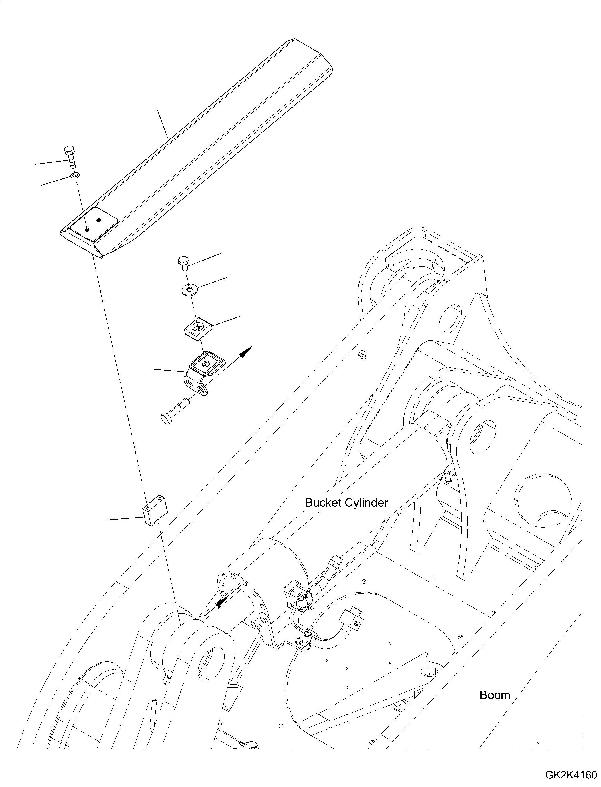 Seat, Cylinder Protection 421-70-41810 KOMATSU