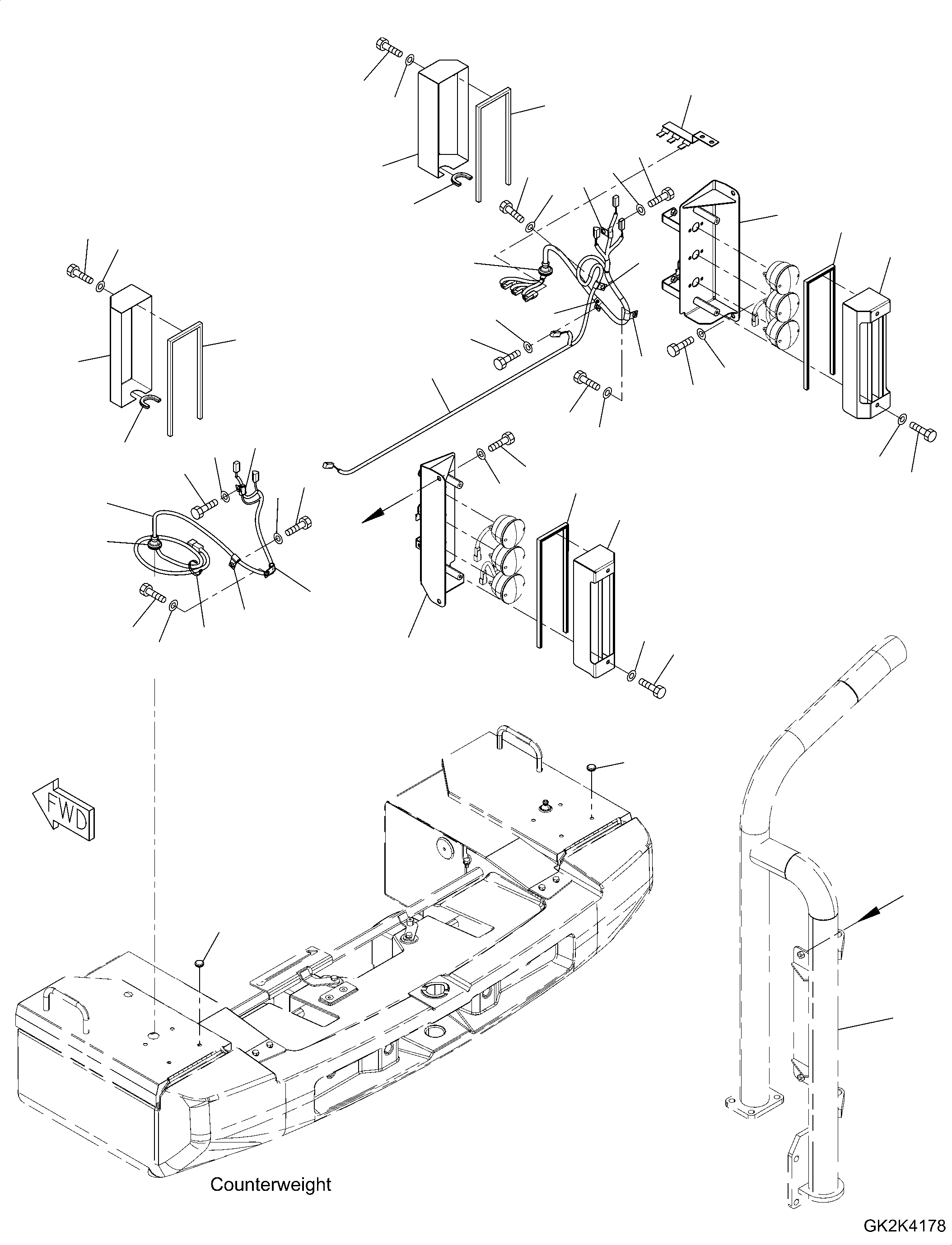 Жгут проводов 423-06-H0541 KOMATSU