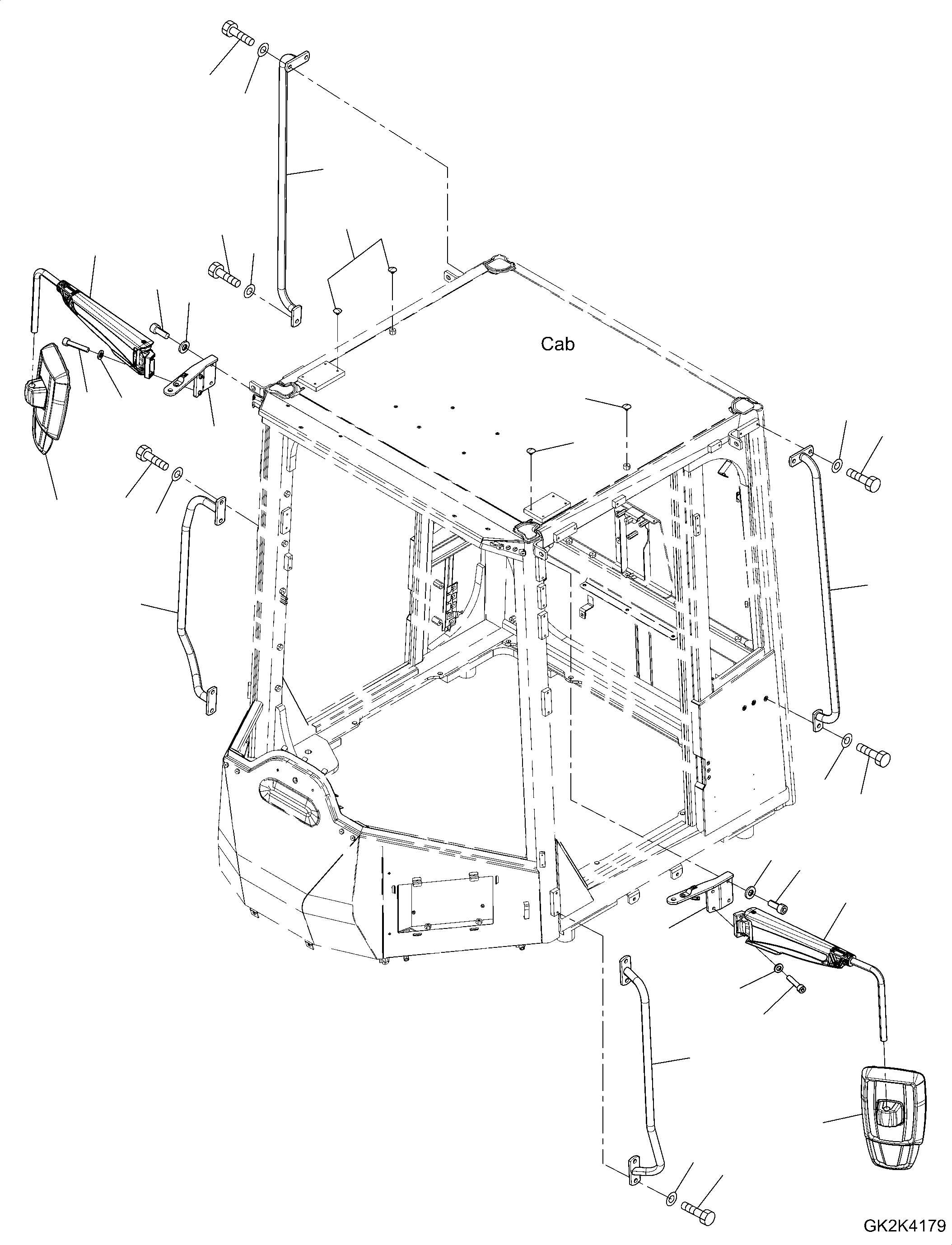 Болт 01252-A0840 KOMATSU
