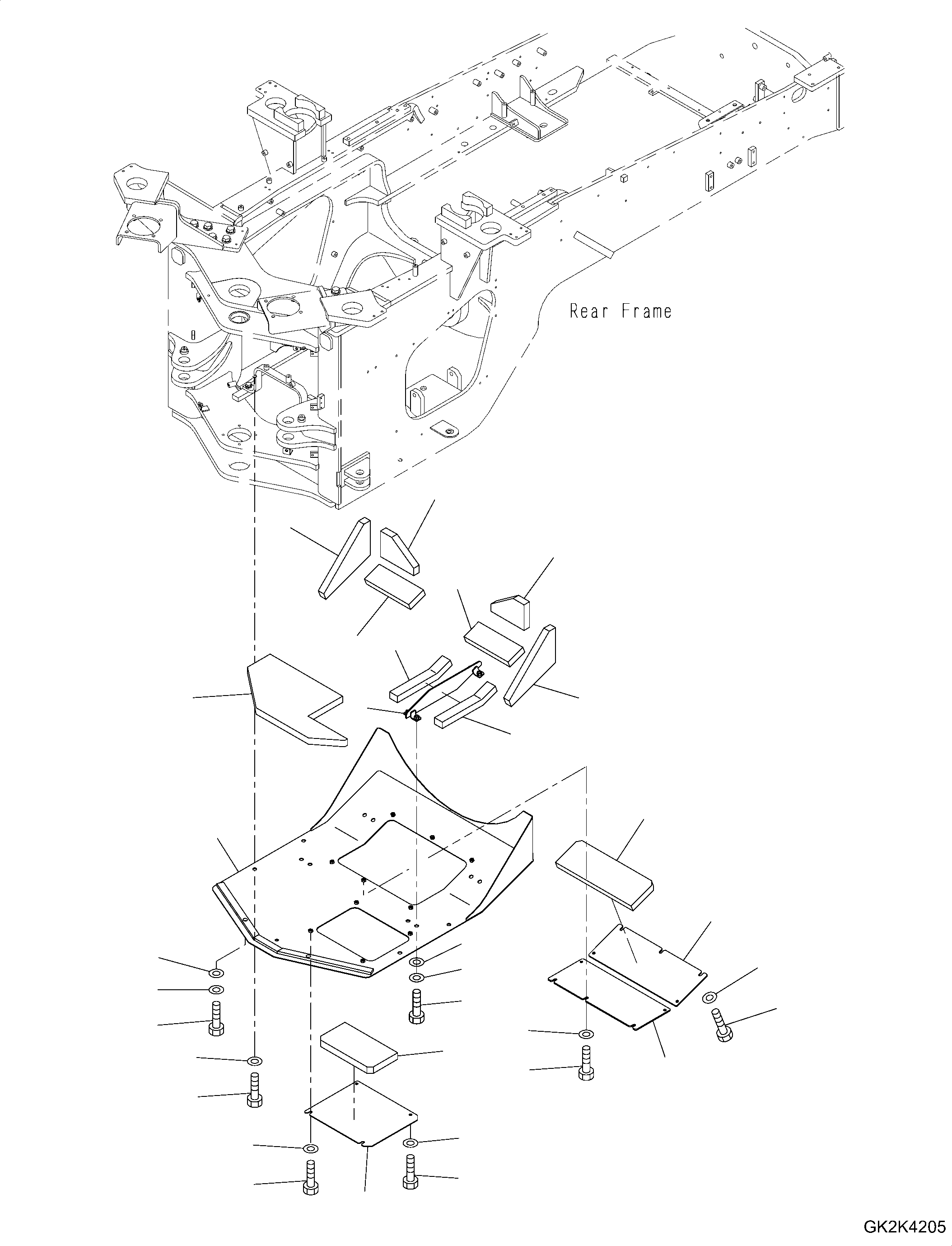 Ограждение 423-Z90-5440 KOMATSU