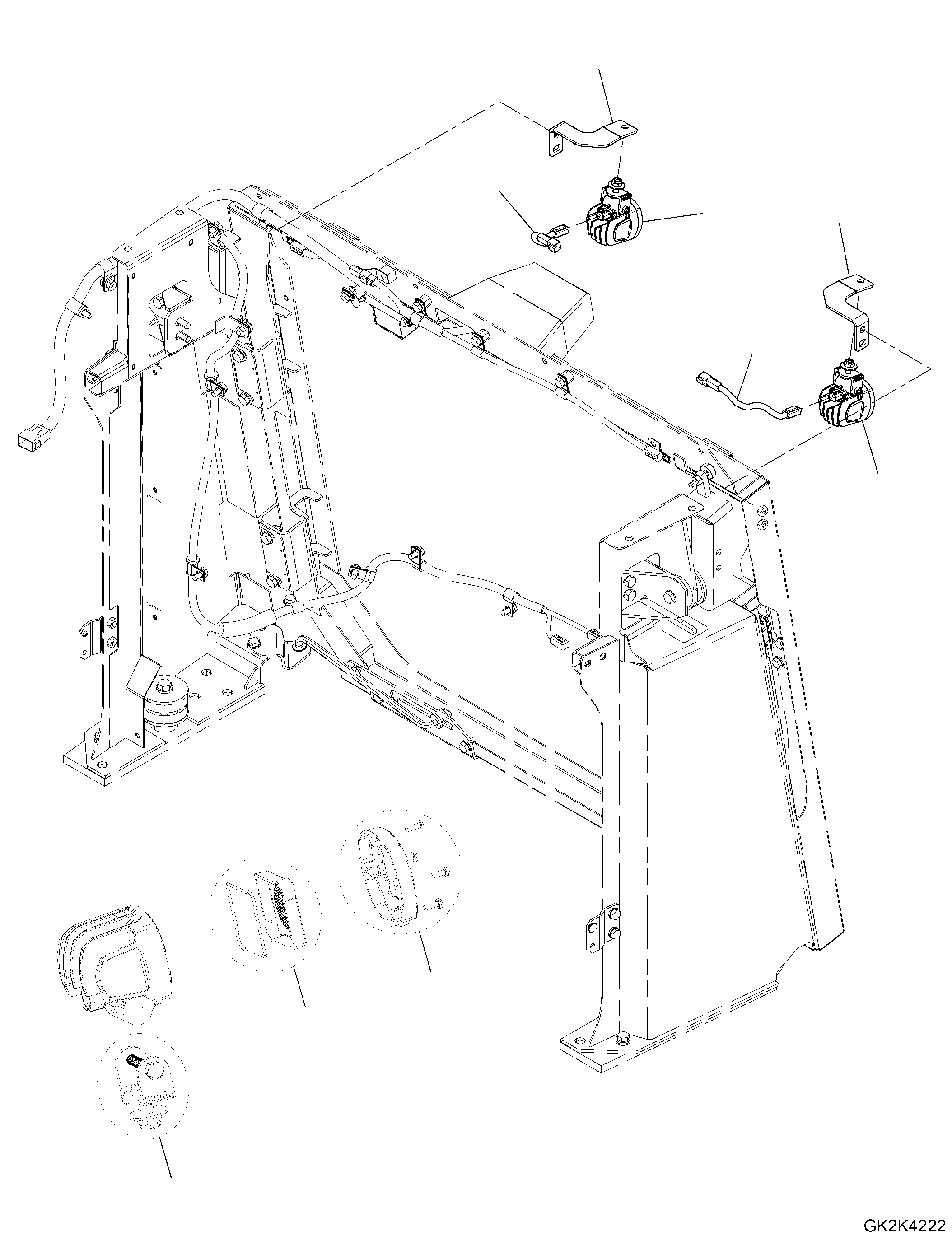 Жгут проводов 421-06-H6570 KOMATSU