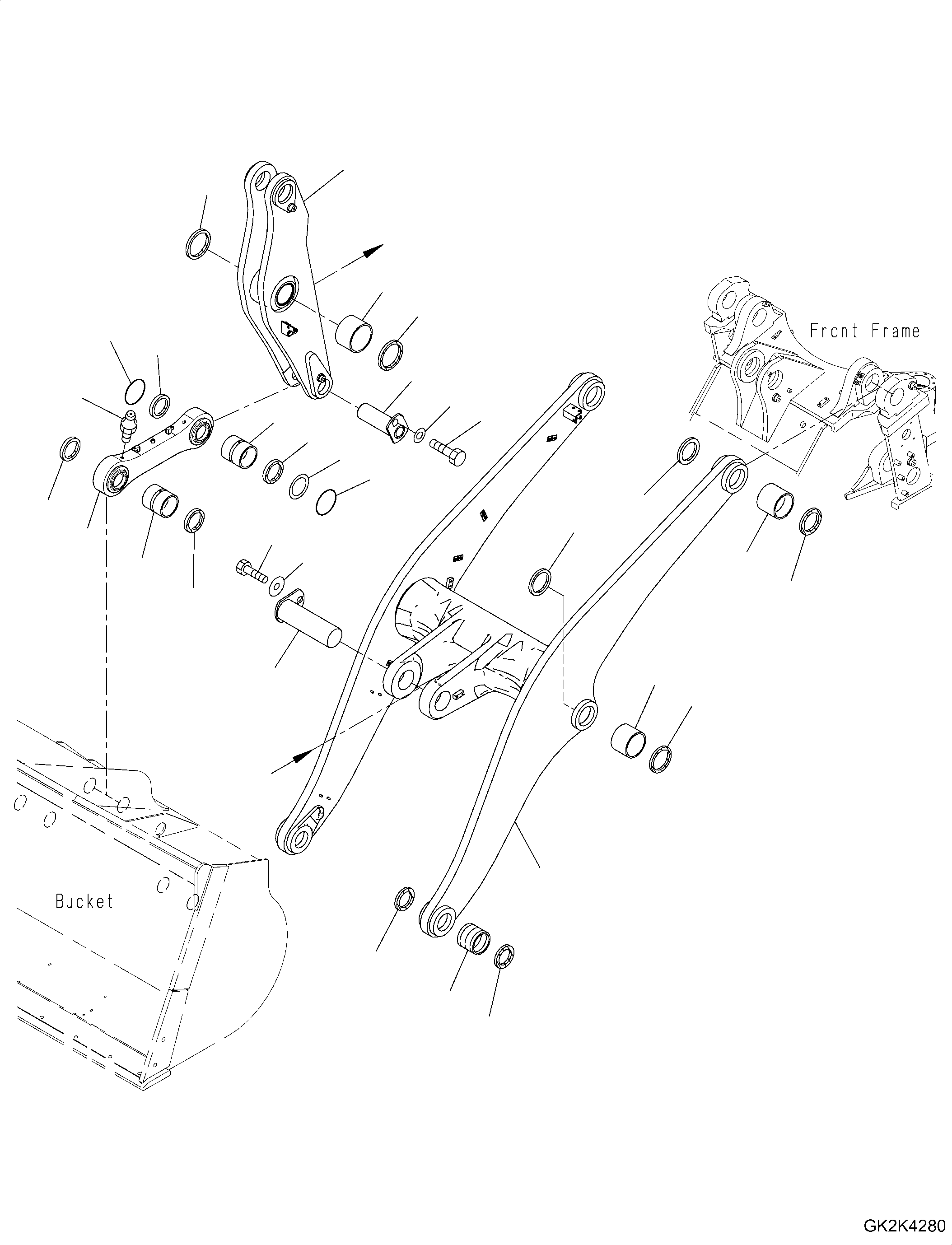 Boom Assembly 421-S95-8404 KOMATSU