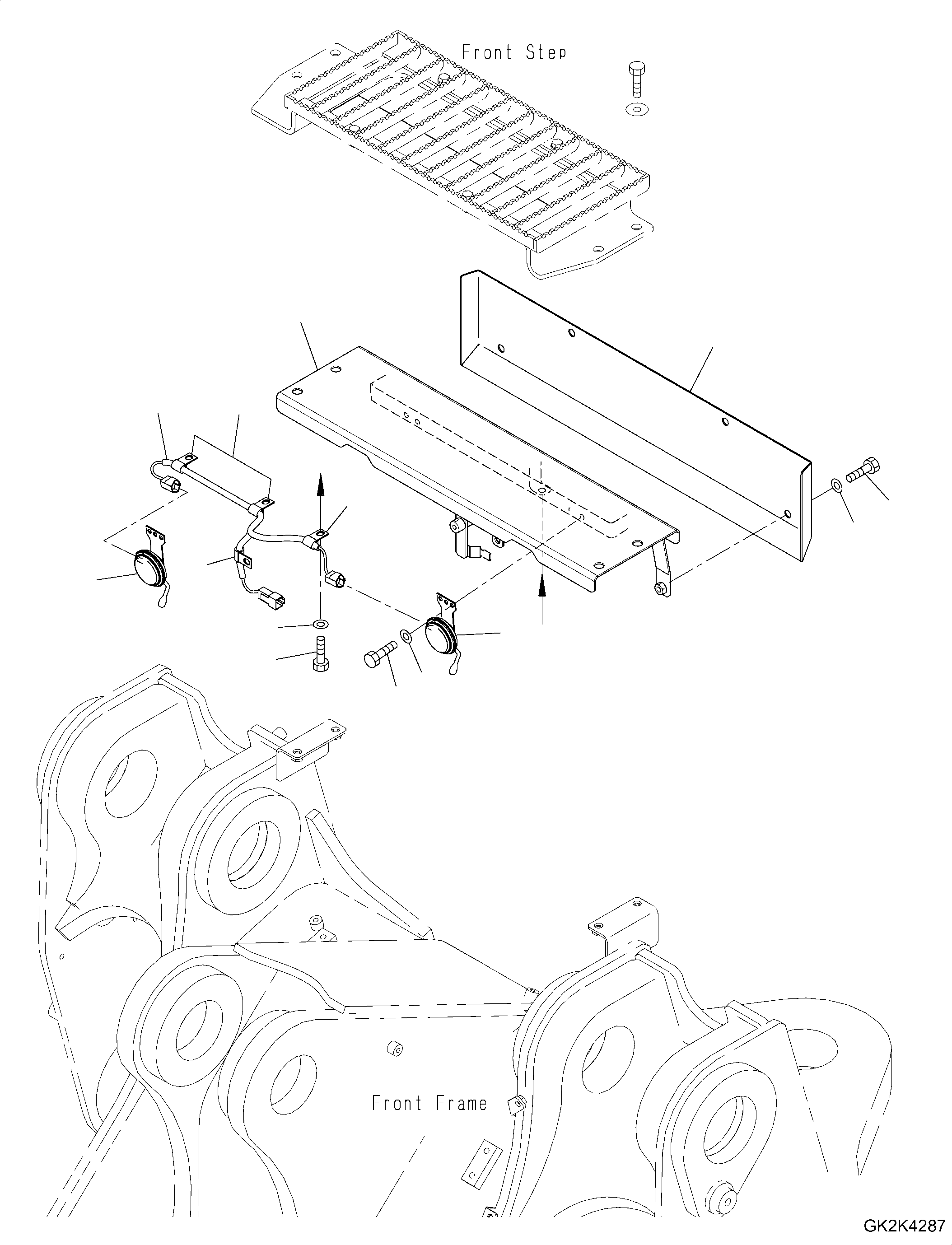 Horn, High 419-06-48610 KOMATSU