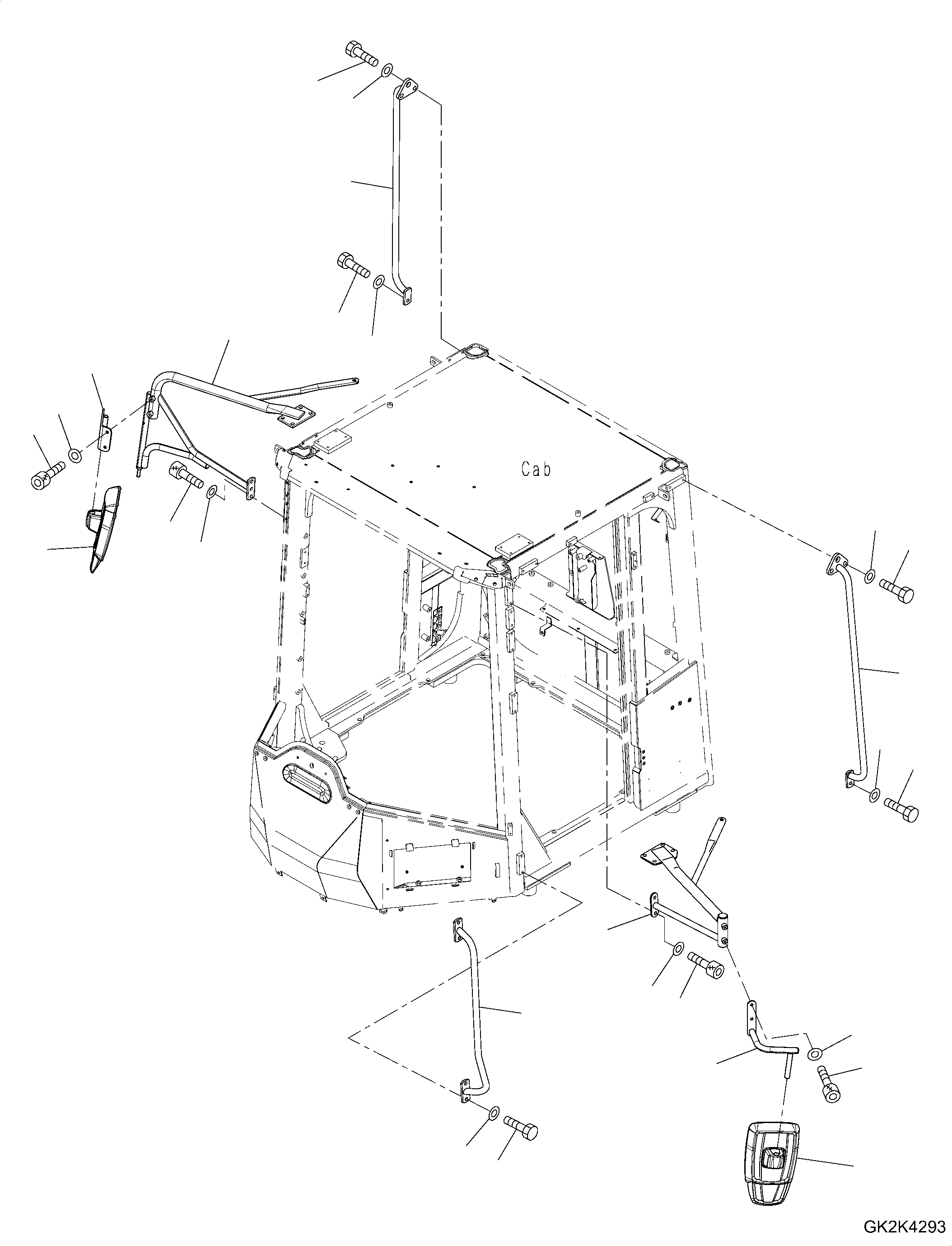 Stay, R.H. 425-54-H3260 KOMATSU