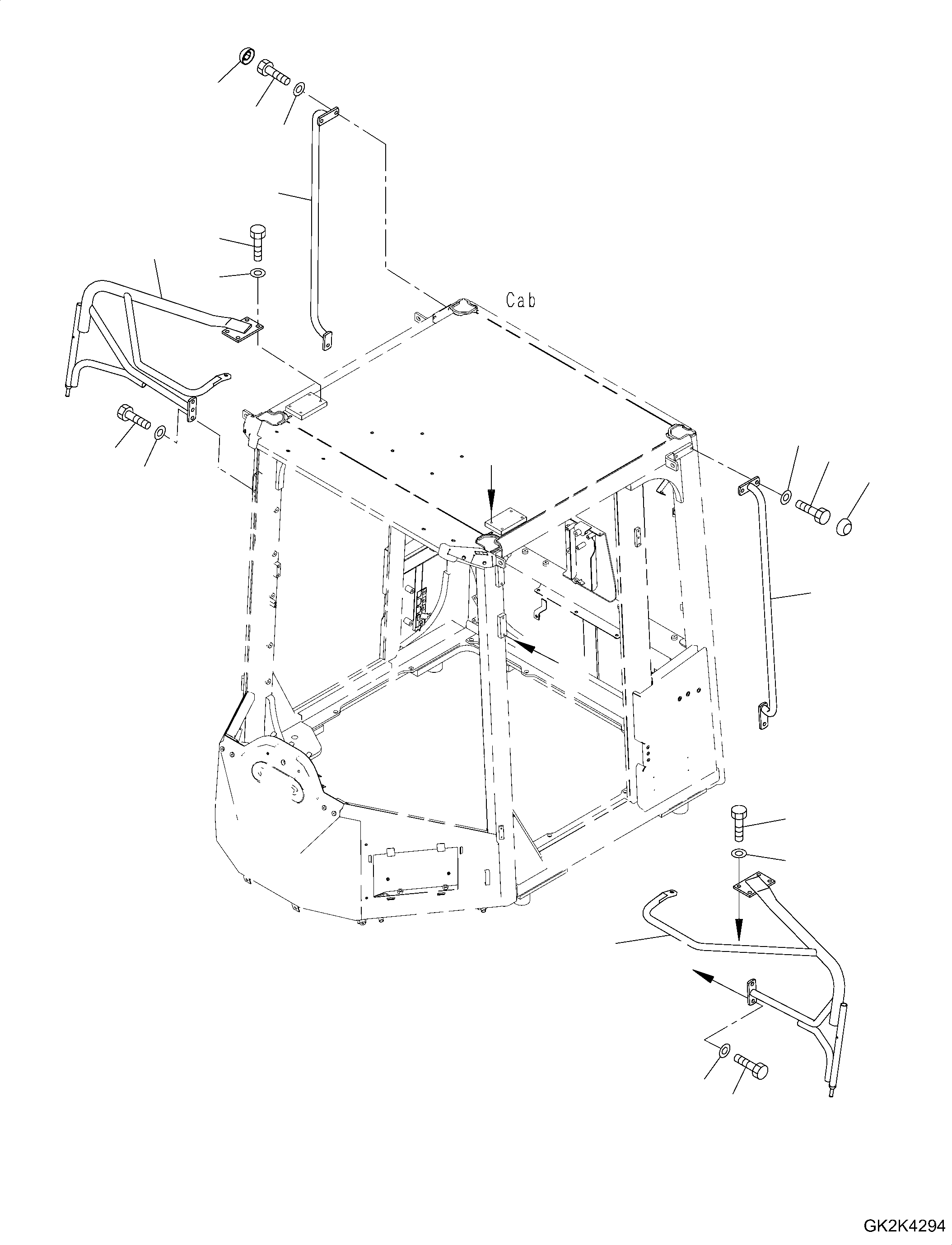 Распорка 425-54-53791 KOMATSU
