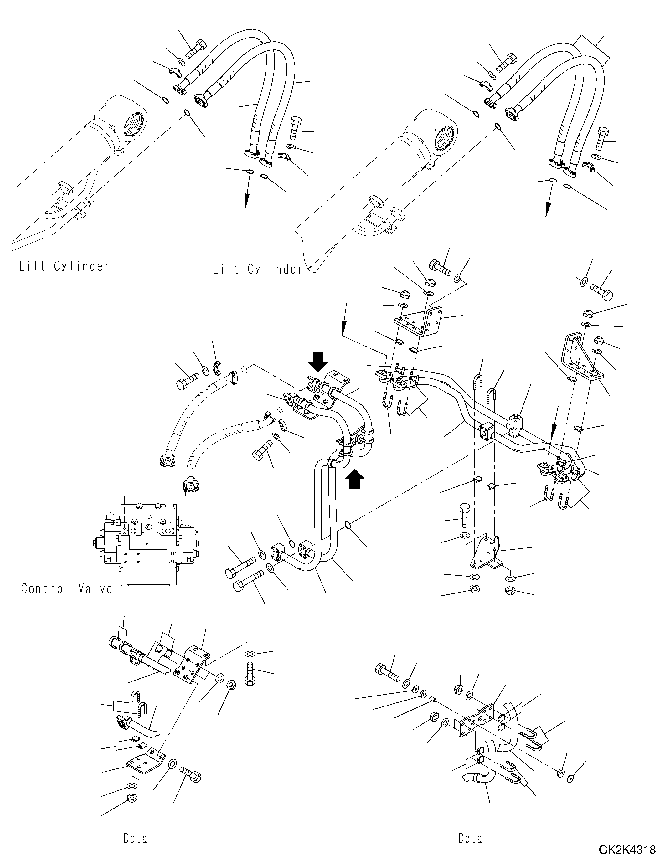 Трубка 425-62-43320 KOMATSU
