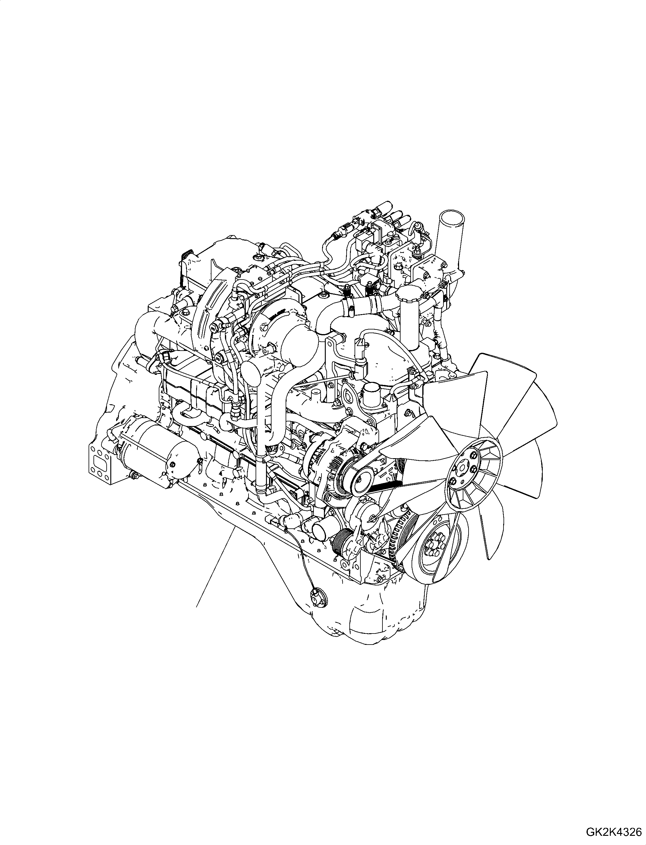 Engine Assembly 20J-01-71110 KOMATSU