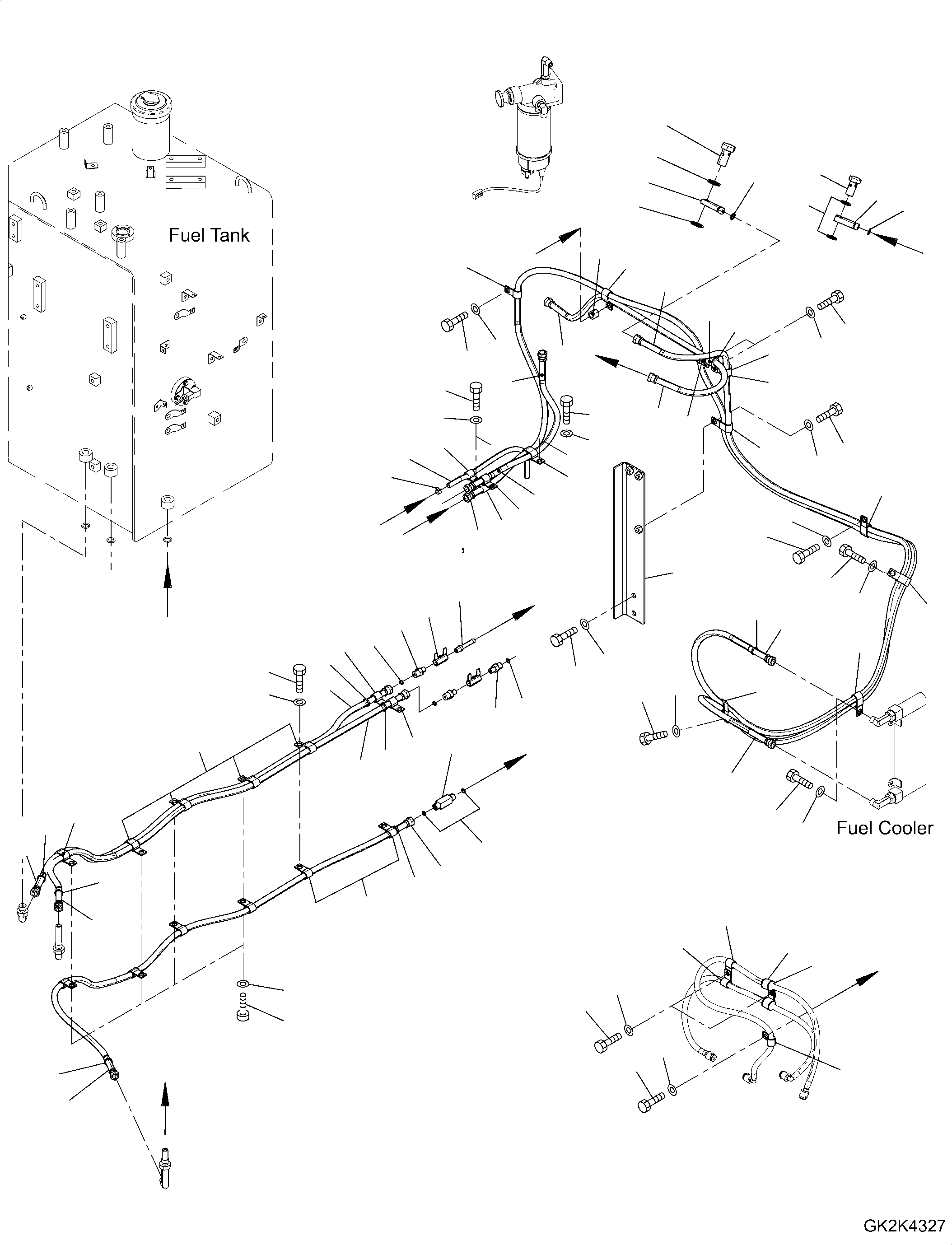 Шланг 20J-04-63272 KOMATSU
