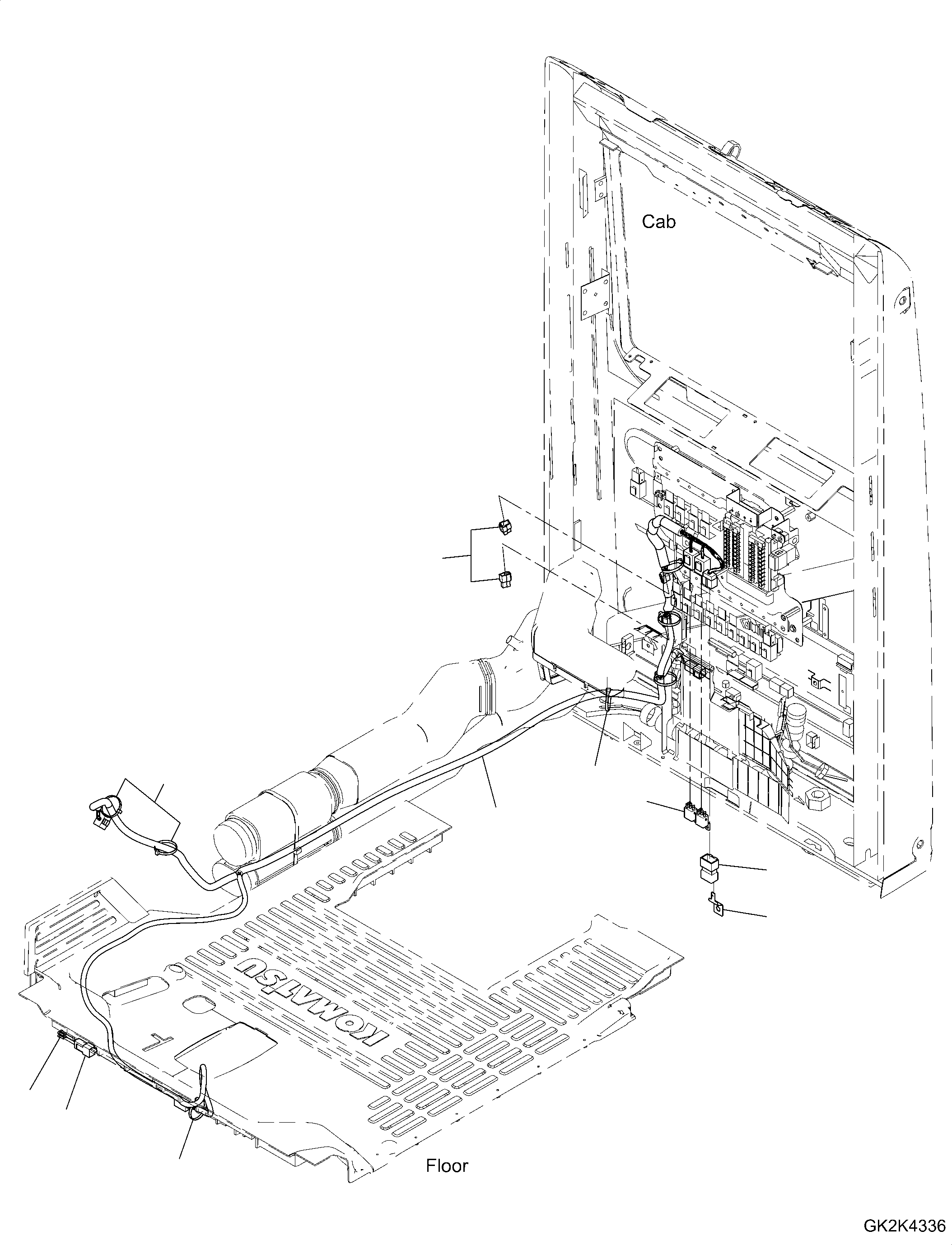 Жгут проводов 20E-06-61460 KOMATSU