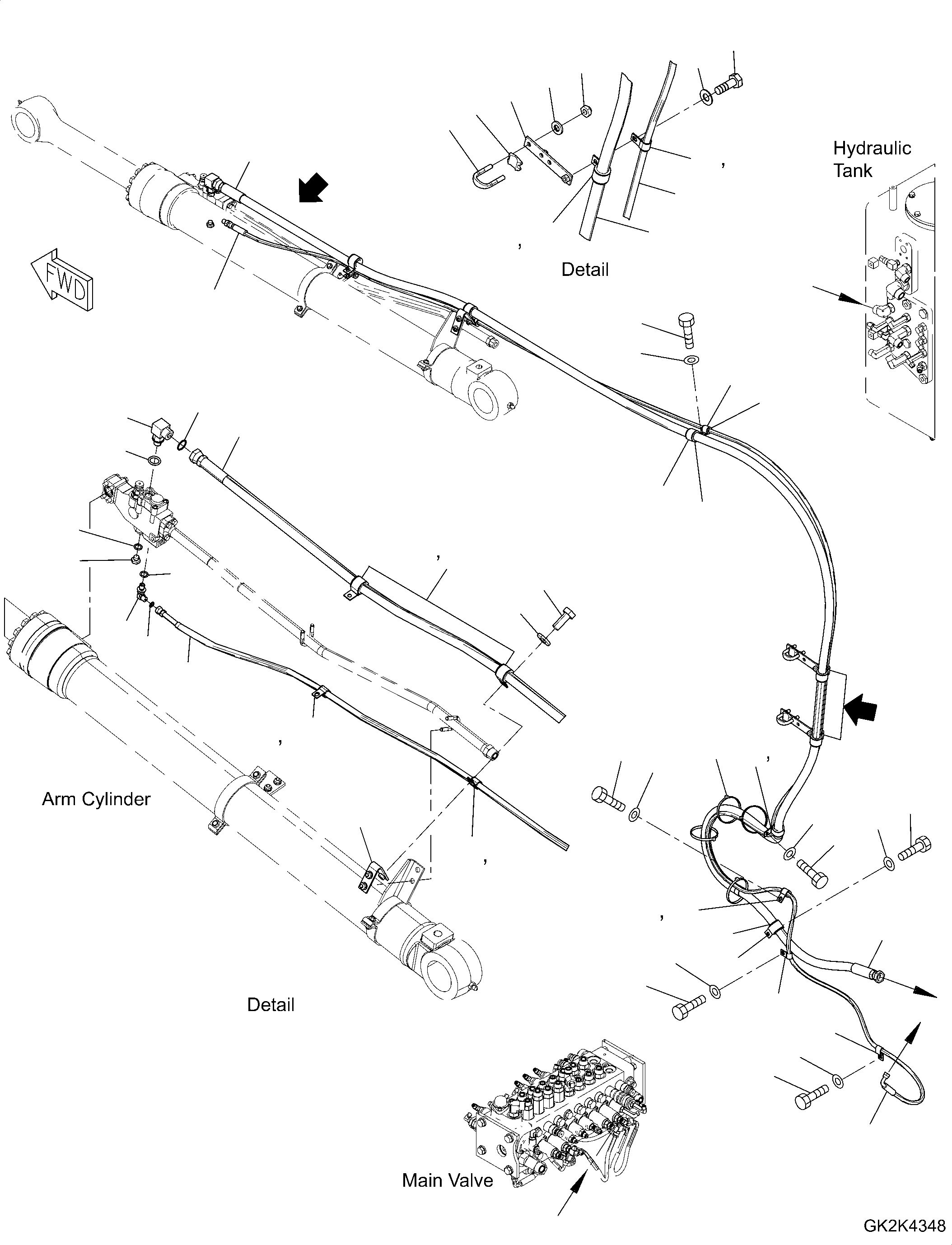 Шланг 02775-00268 KOMATSU