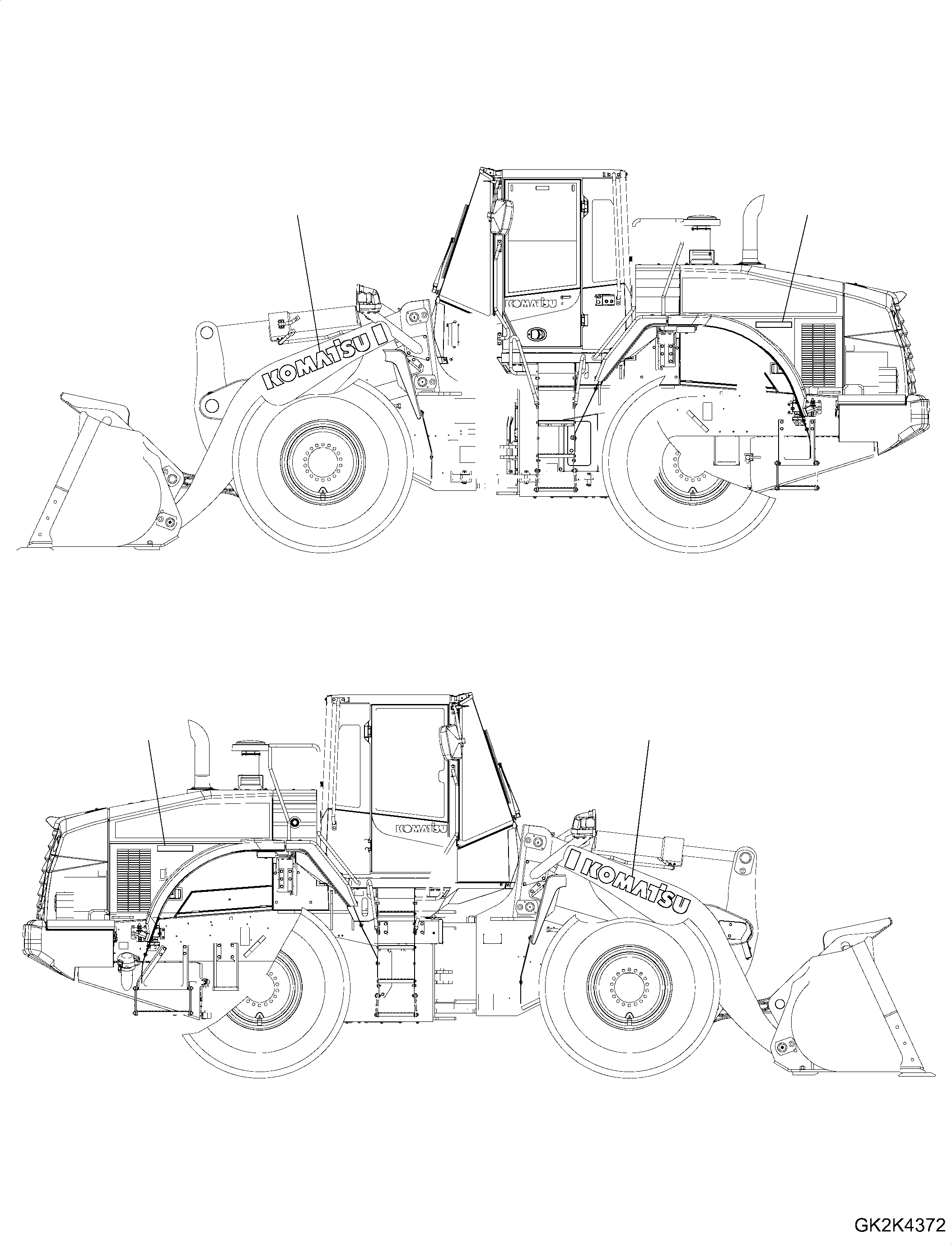 Sticker, Agriculture + Silage 418-93-H6100 KOMATSU