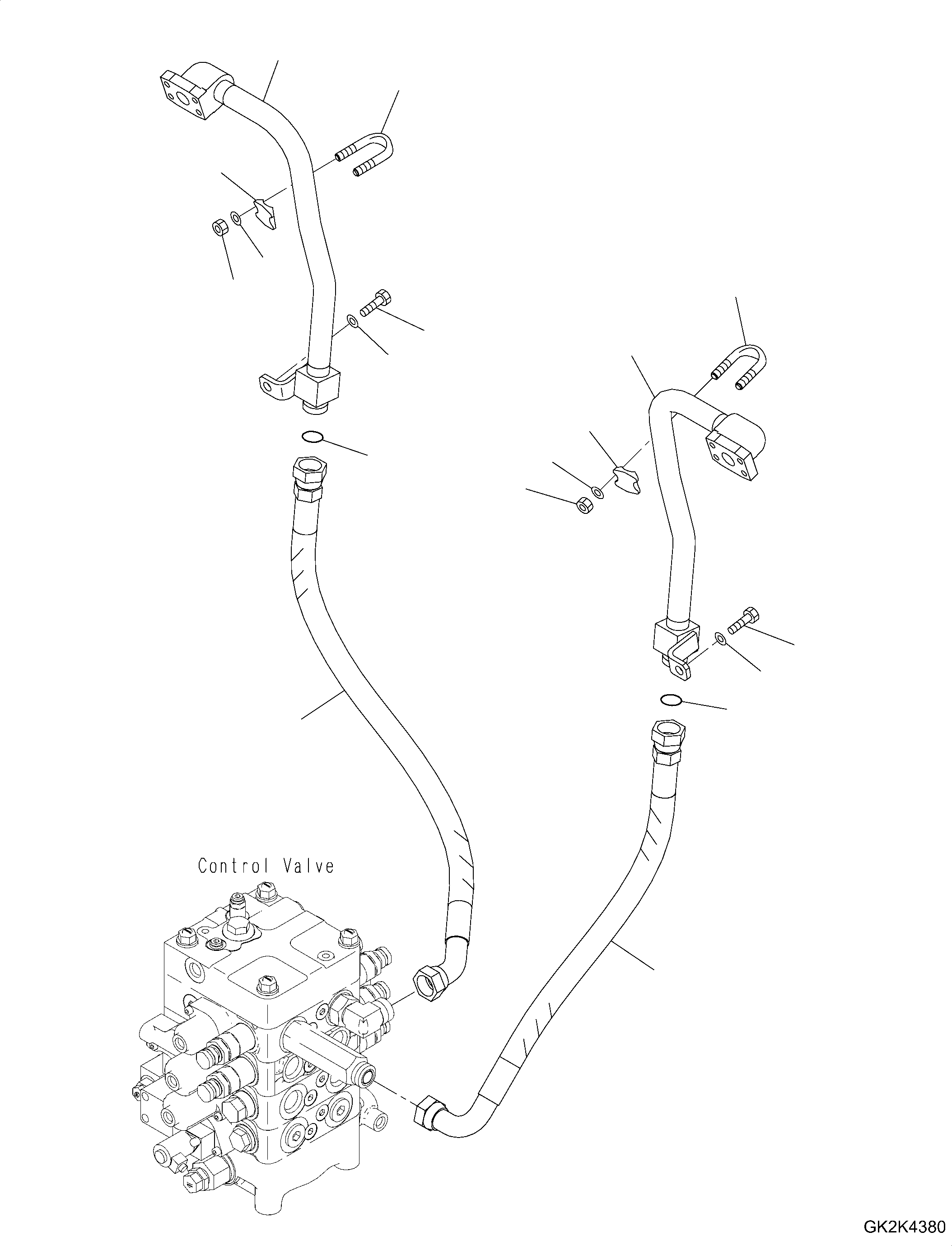 Шланг с торцевым уплотнением 02767-006A7 KOMATSU