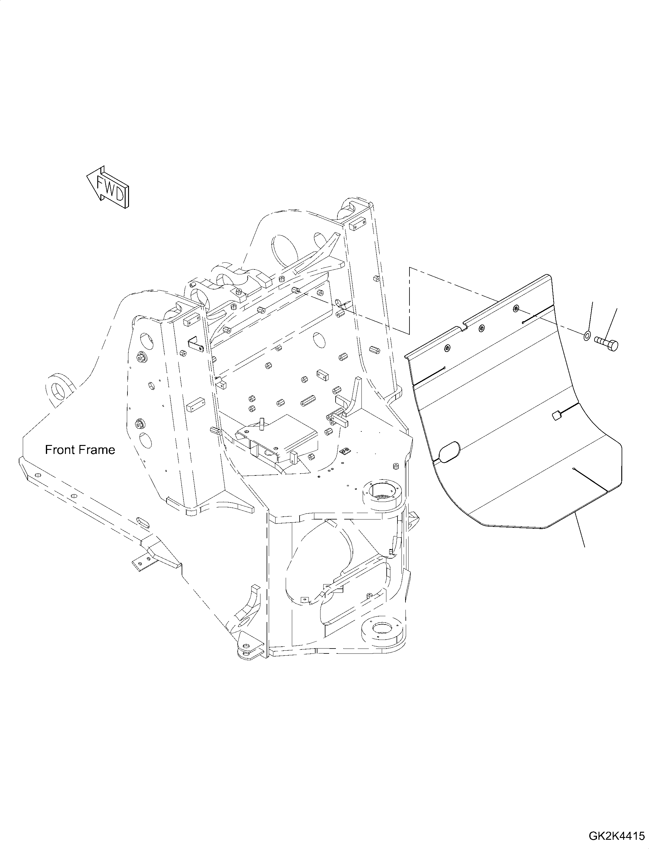 Rubber, Top 418-46-H6390 KOMATSU