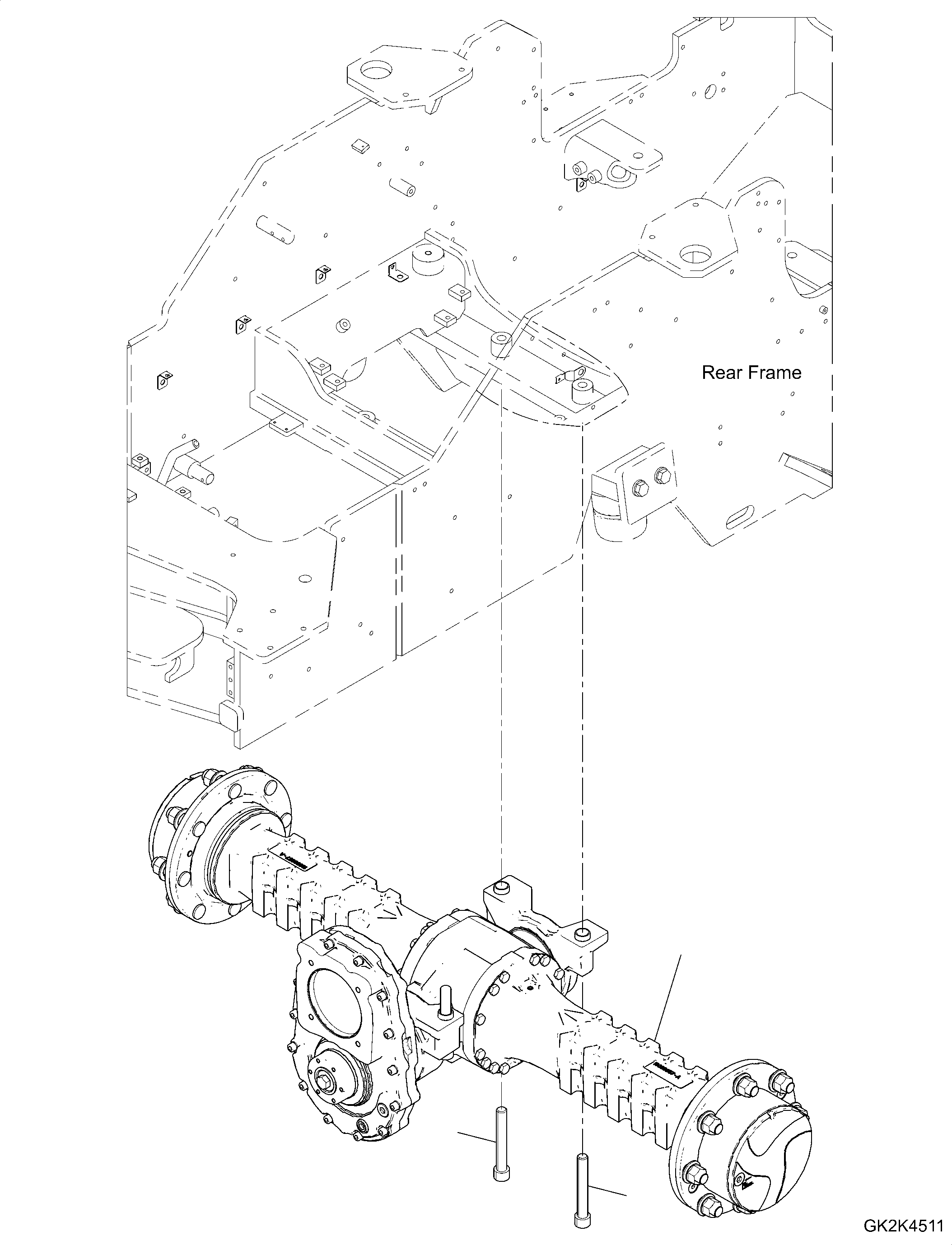 Болт 01253-72040 KOMATSU