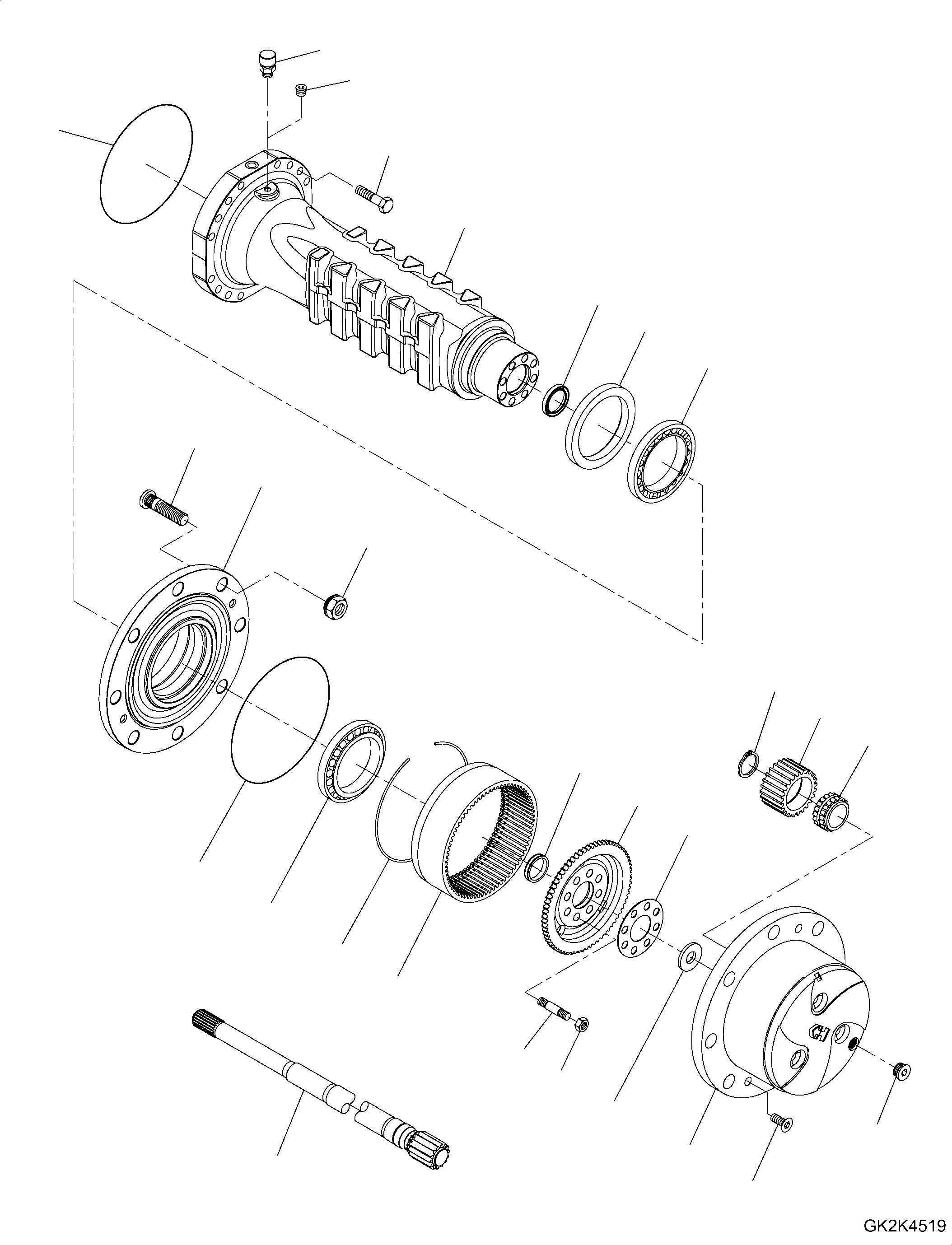 Axle Case DG10055643 KOMATSU
