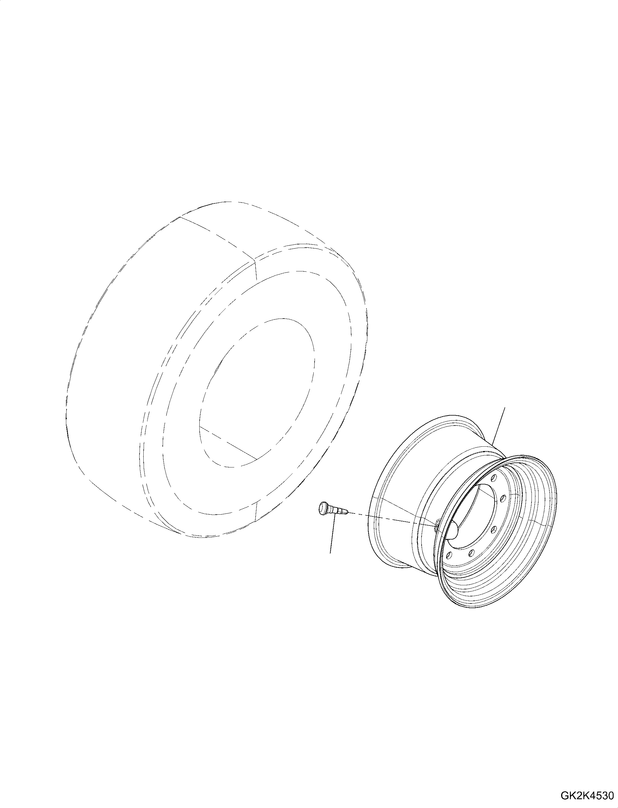Rim, 11X18 42T-30-51210 KOMATSU