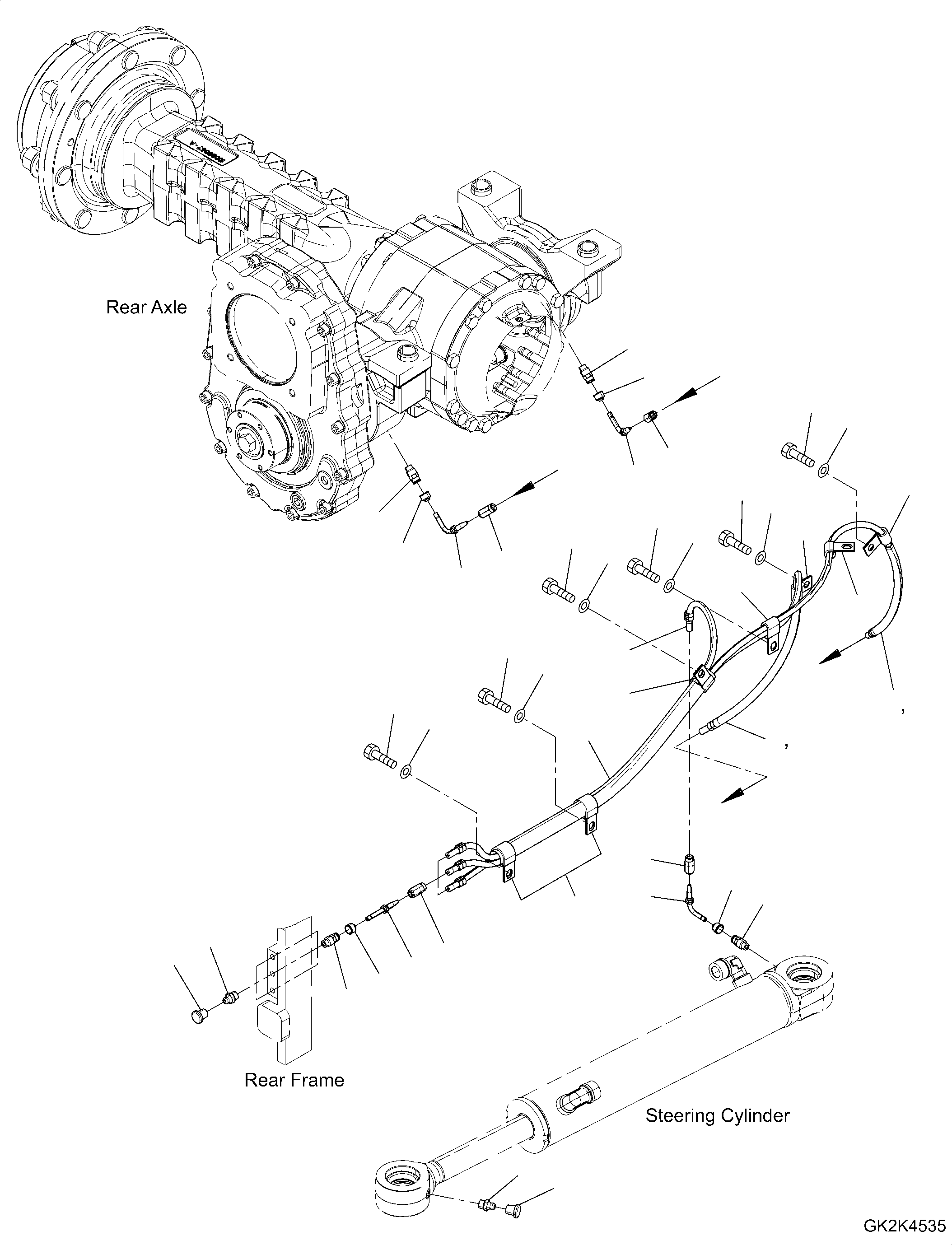 Hose, 8500mm 07953-SAZG0 KOMATSU