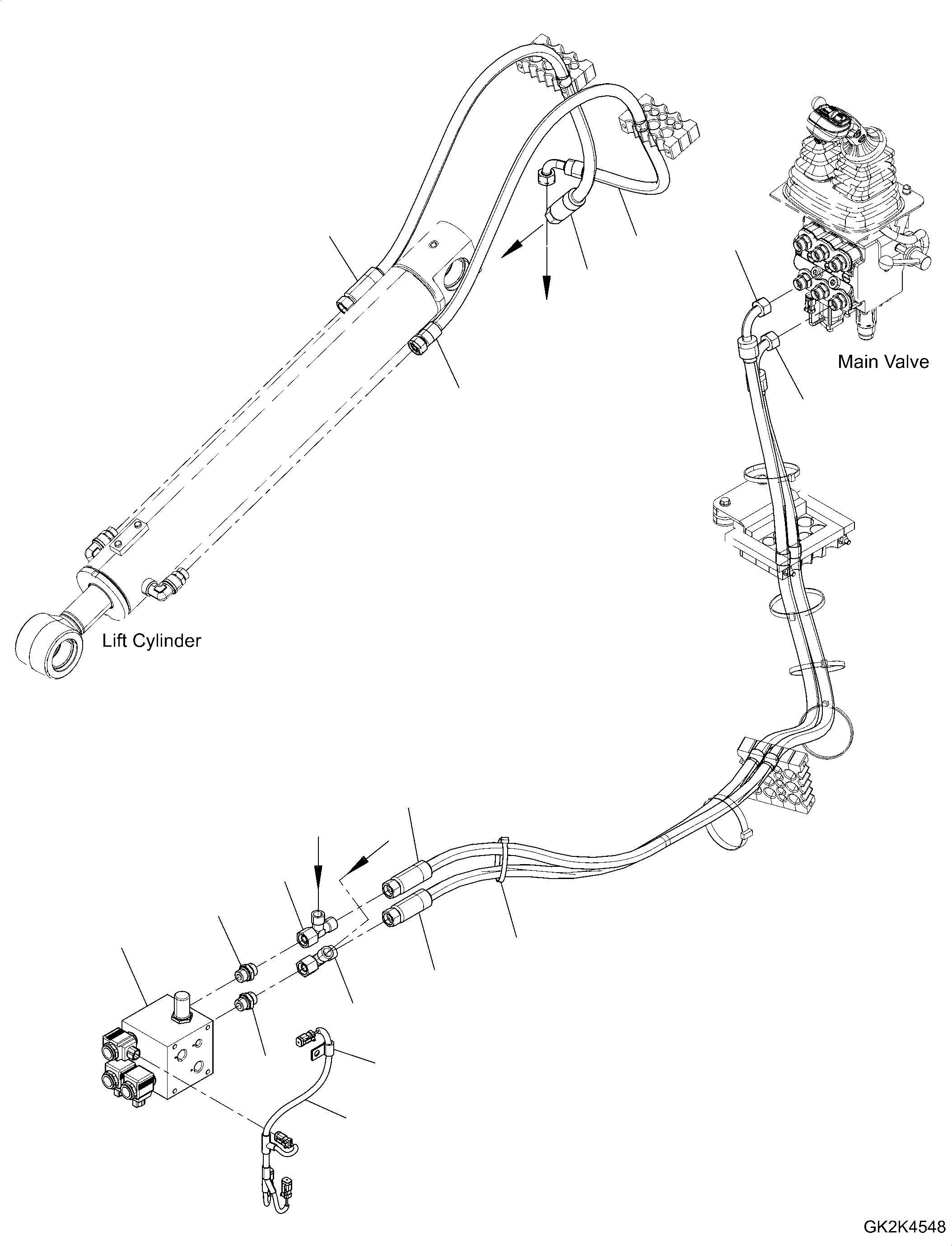 Шланг 42T-62-52540 KOMATSU