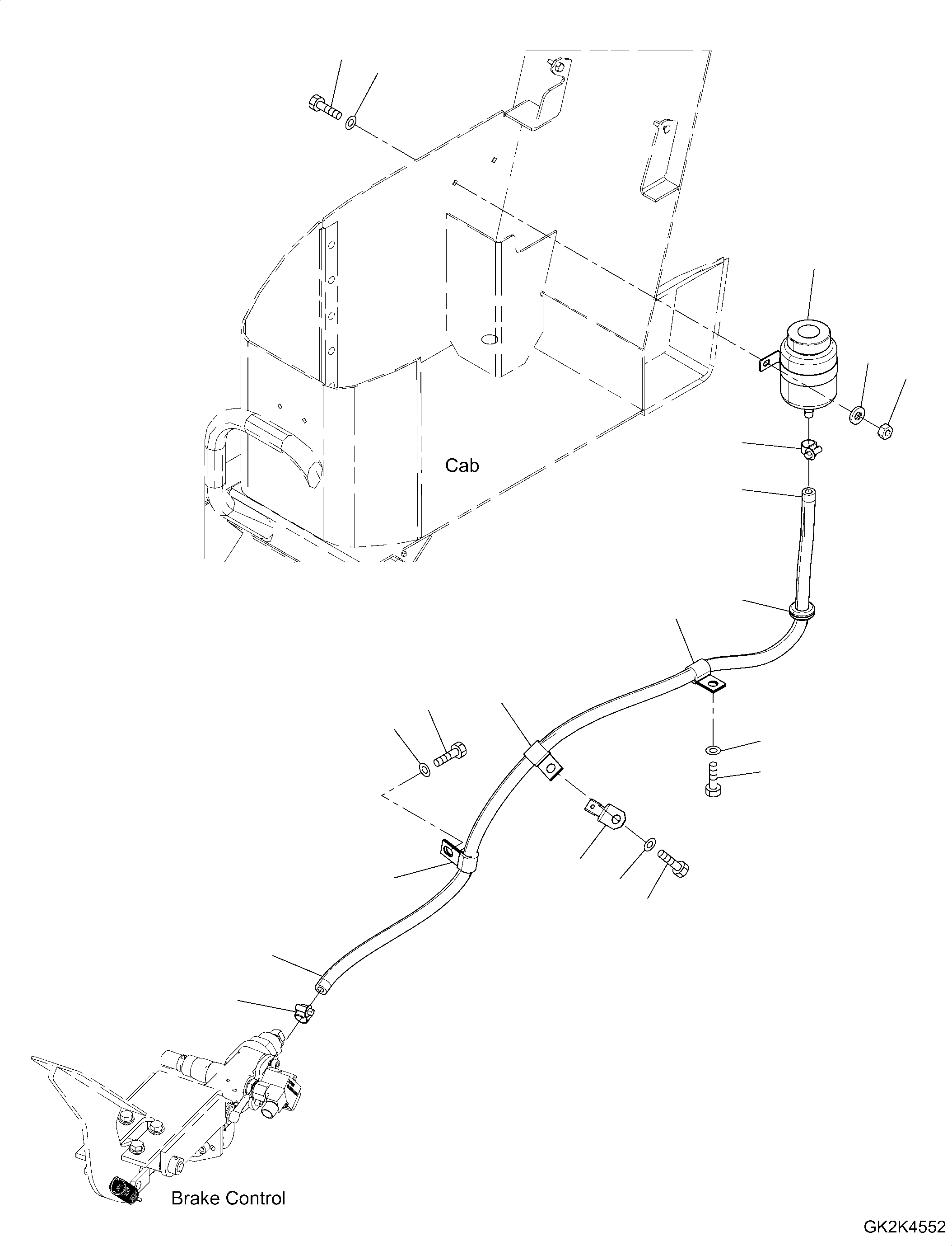 Hose Assembly, 985mm 42T-62-51151 KOMATSU