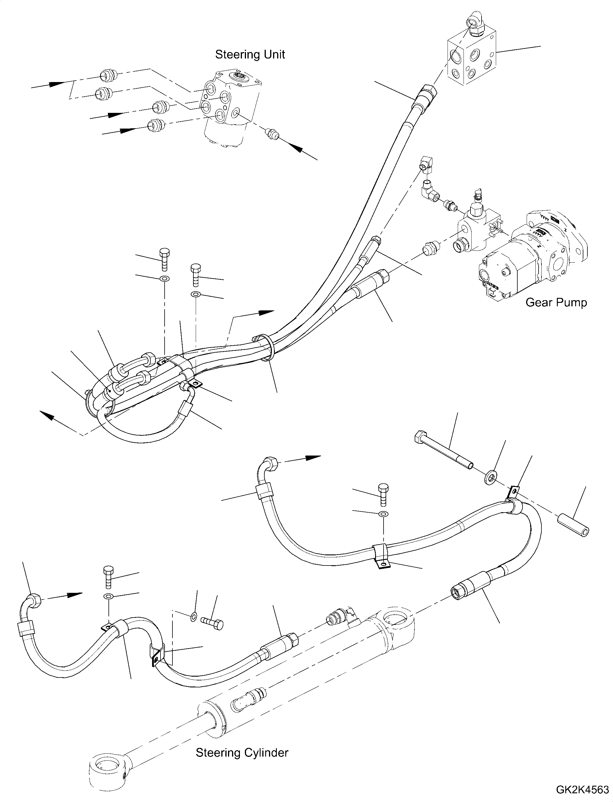 Шланг в сборе 42T-62-51241 KOMATSU