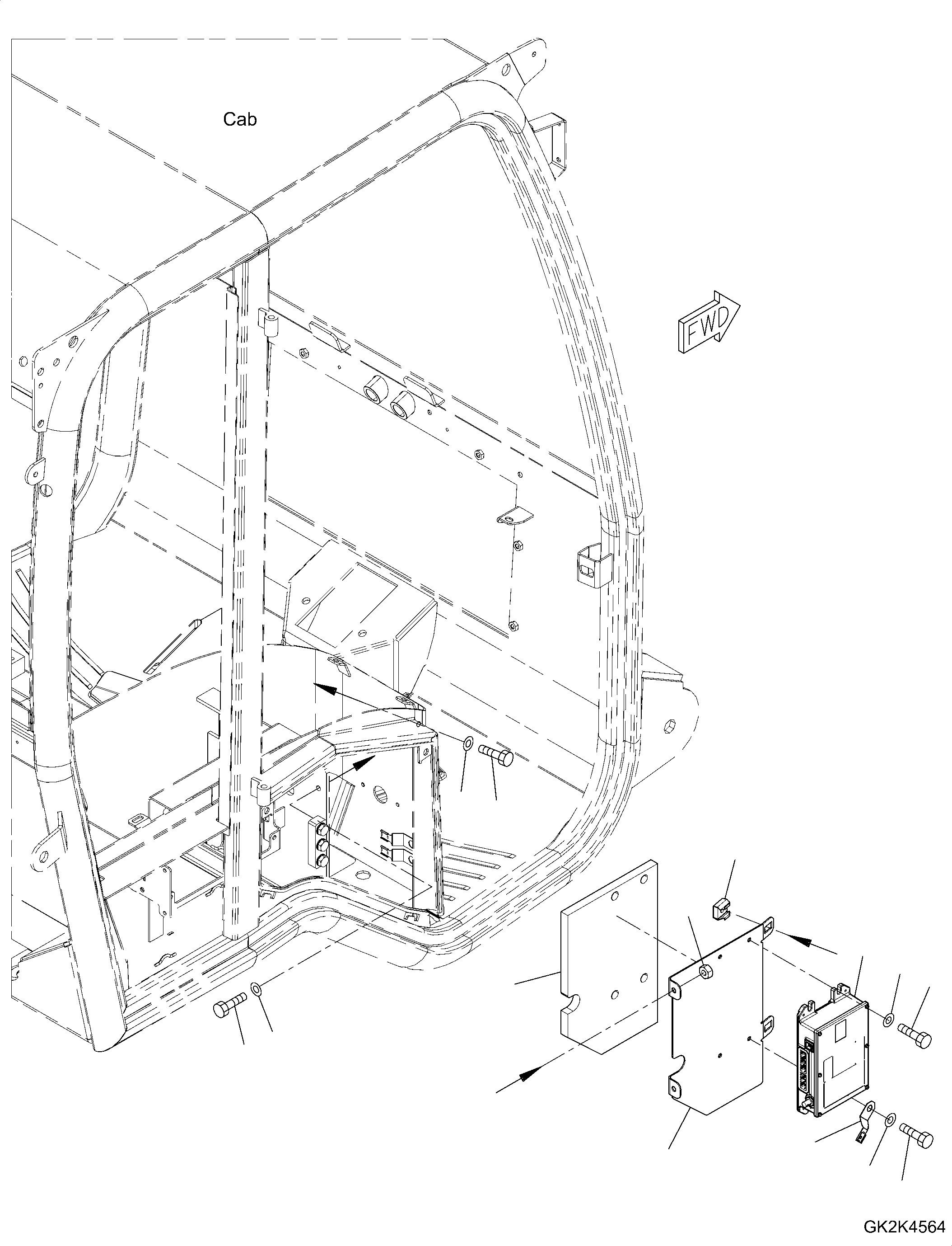 Nut, Cage 42W-97-31040 KOMATSU