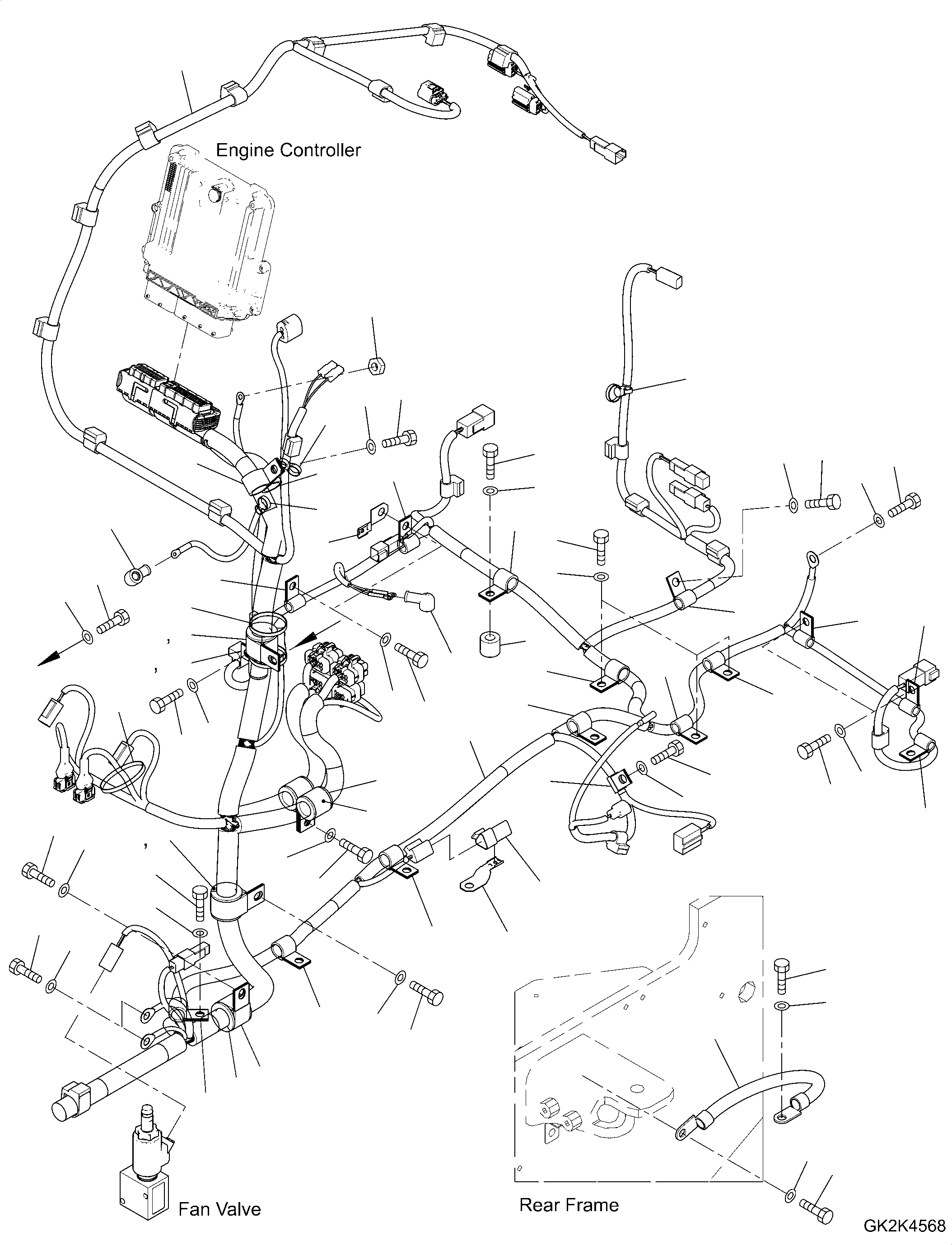 Жгут проводов 42T-06-52111 KOMATSU