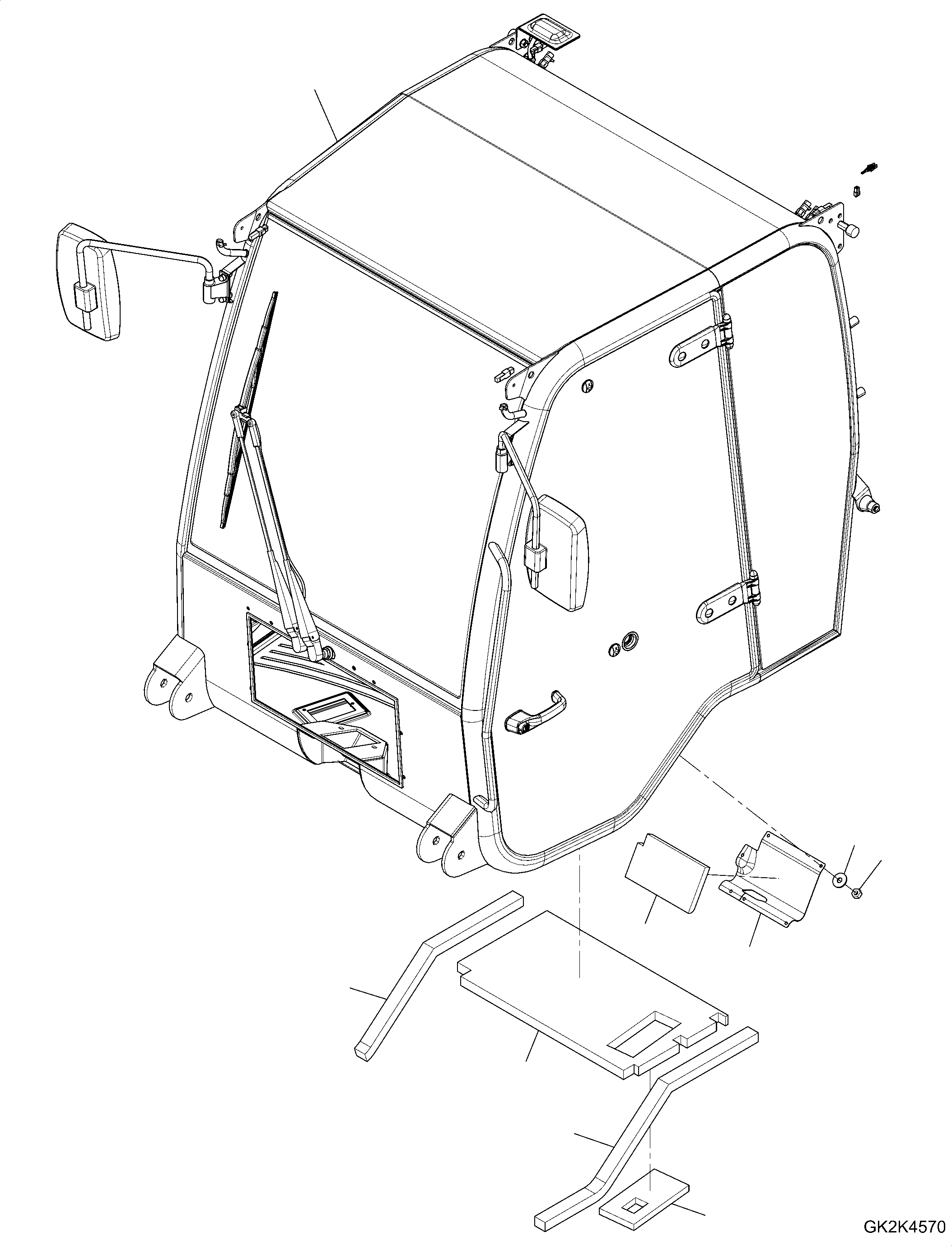 Mat, Insulation 42W-56-51360 KOMATSU