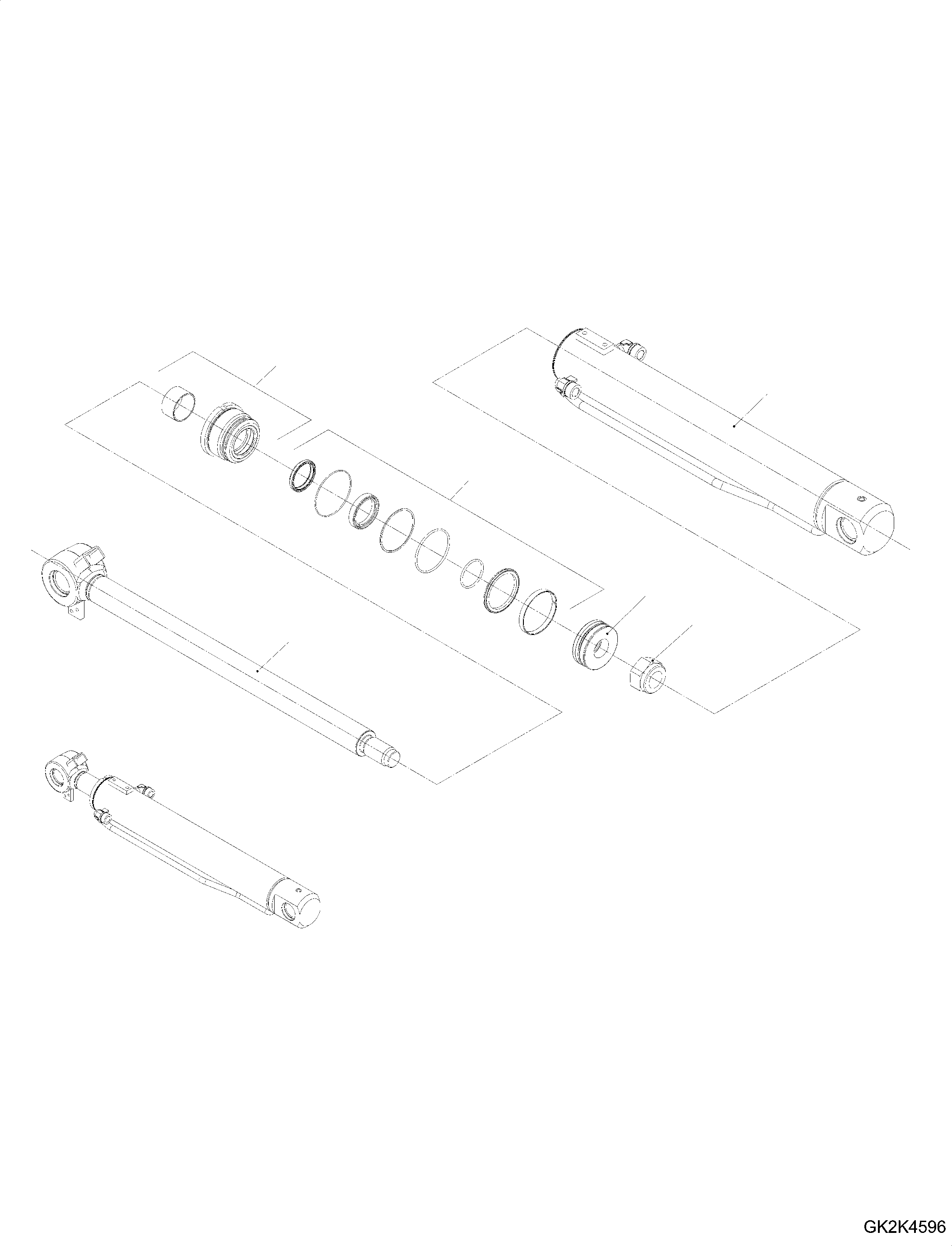 Piston Rod, Assembly PJ5007573M93E KOMATSU