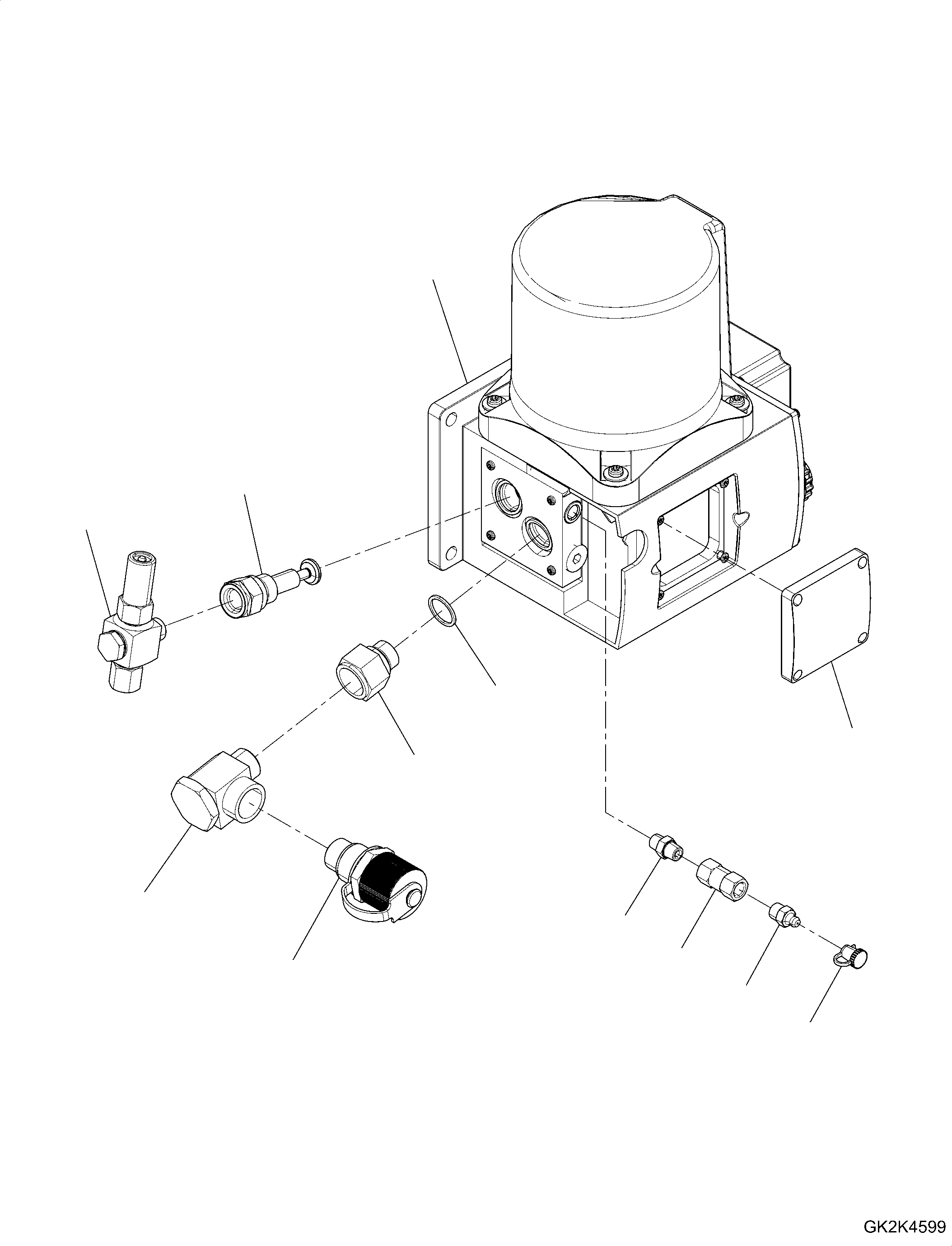 Banjo Fitting 421-09-H5210 KOMATSU