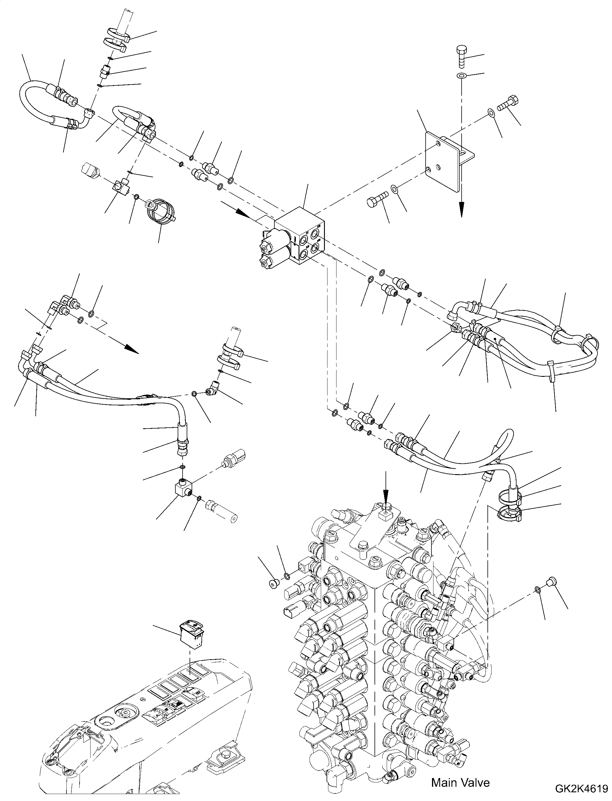 Шланг 02775-002A3 KOMATSU
