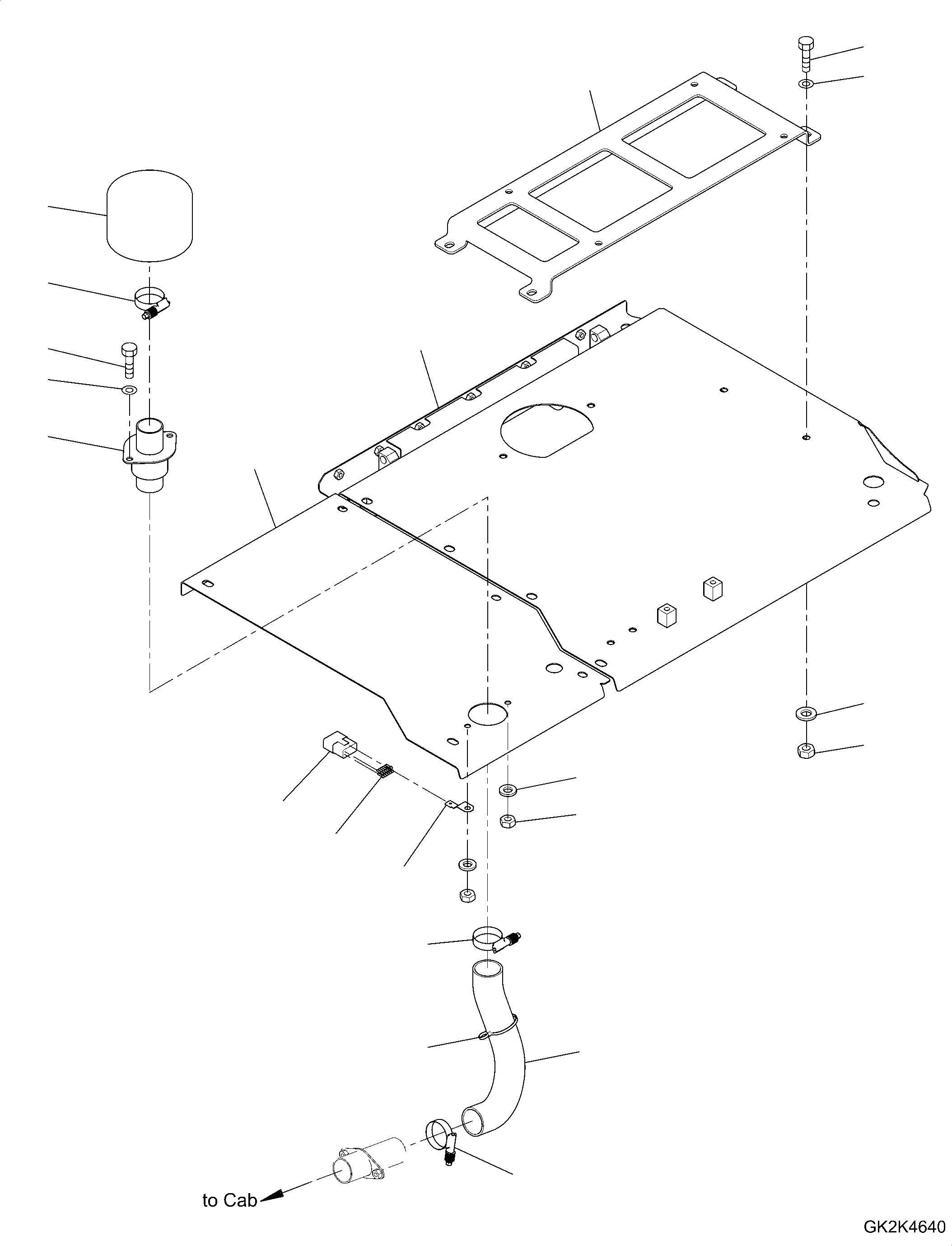 Plate, Hood 20G-54-61330 KOMATSU