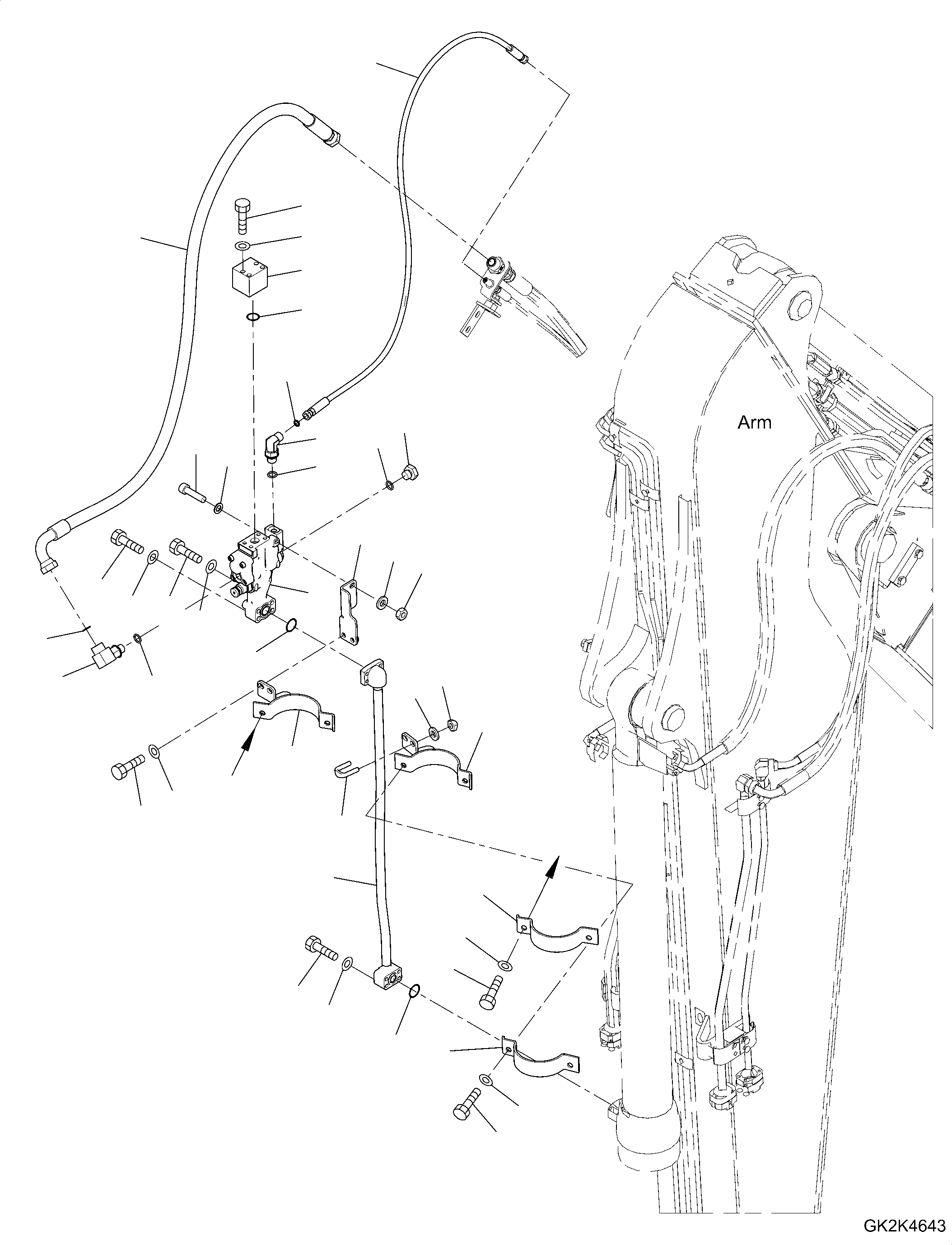 Шланг 02774-20219 KOMATSU