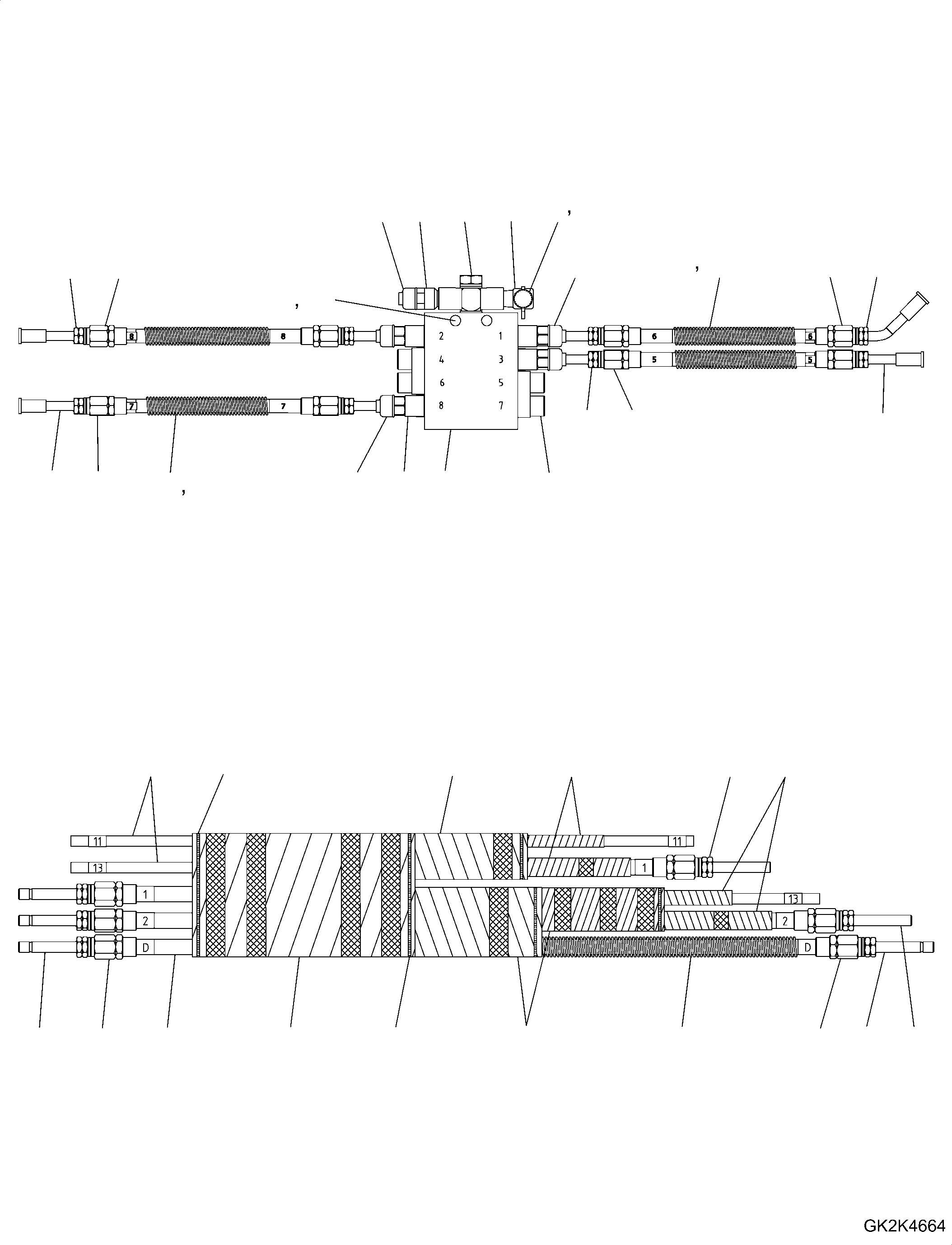Tube, Kit 417-S95-6121 KOMATSU