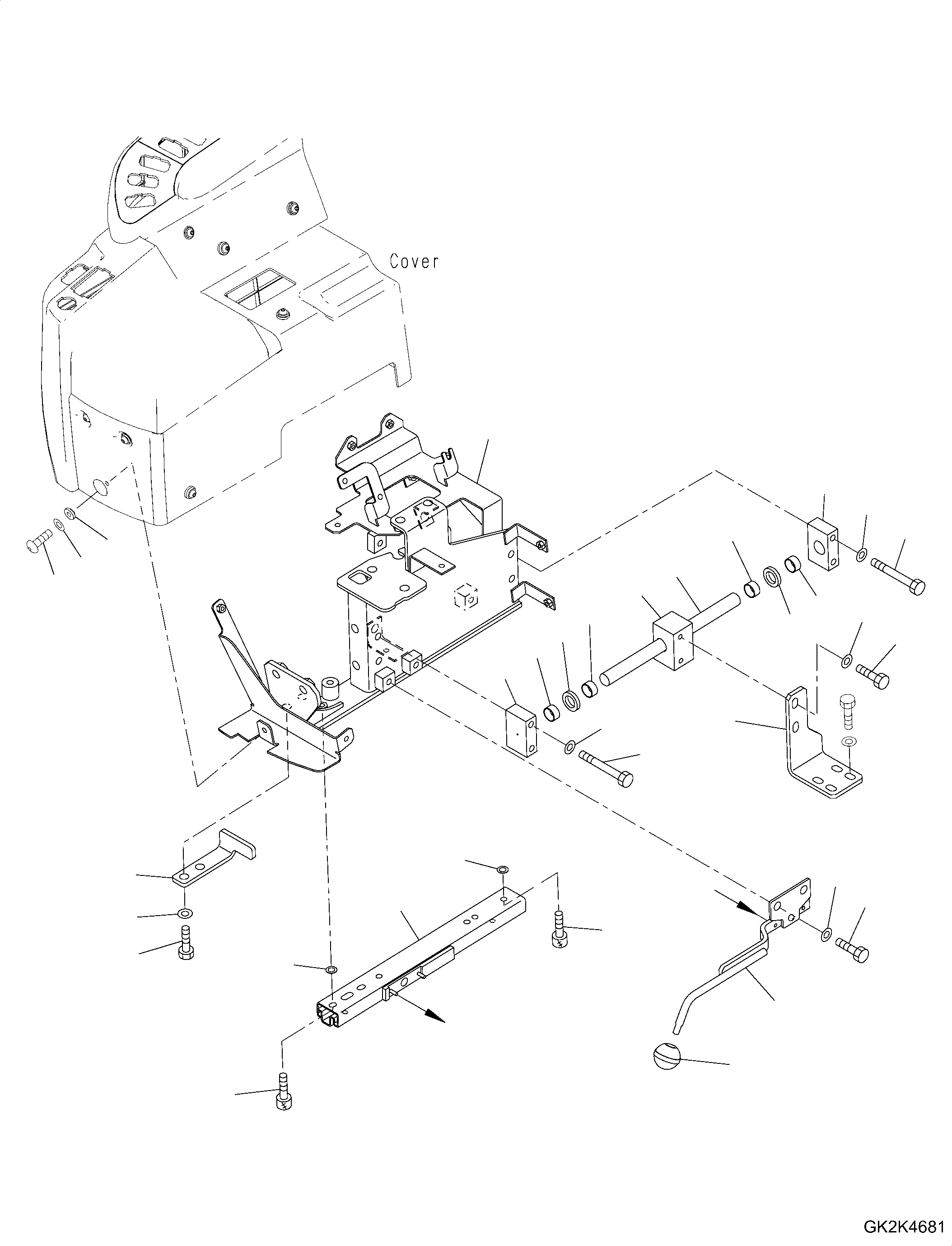 Направляющая 423-43-59560 KOMATSU