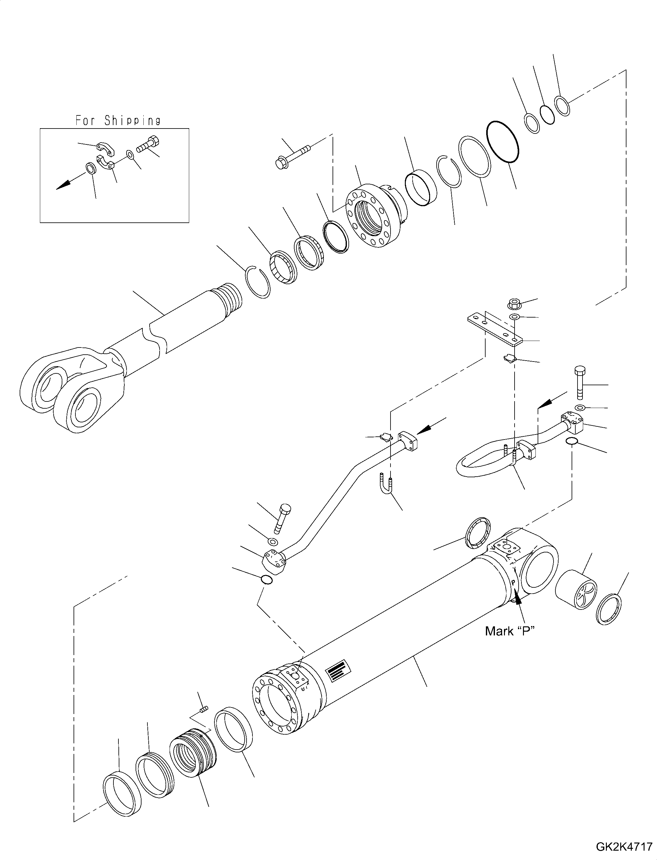 Трубка 707-86-16080 KOMATSU