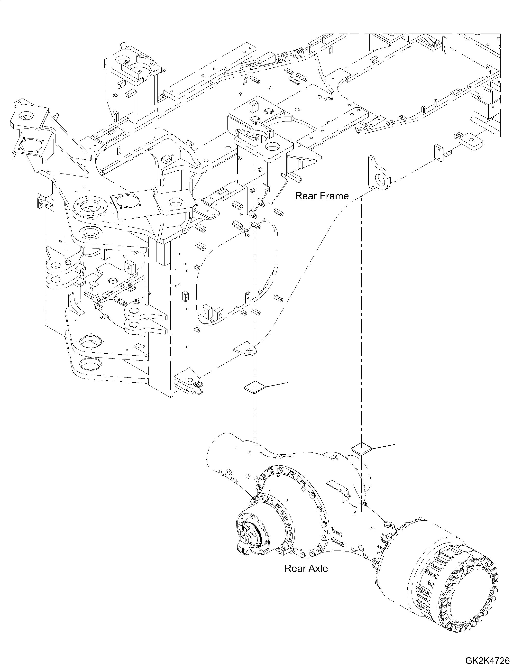 Упор 425-46-H7140 KOMATSU