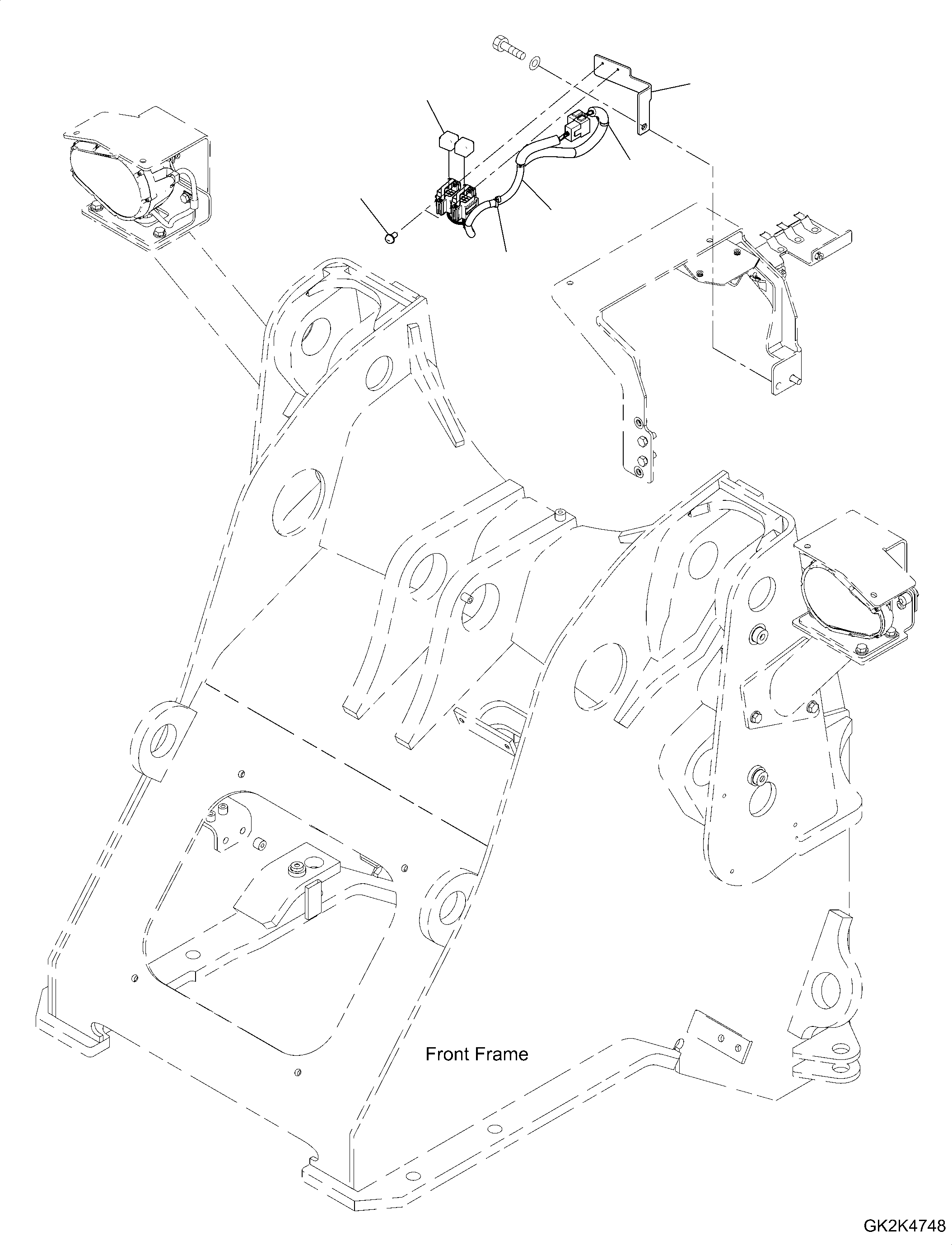 Wiring Harness, Led 419-06-H6740 KOMATSU