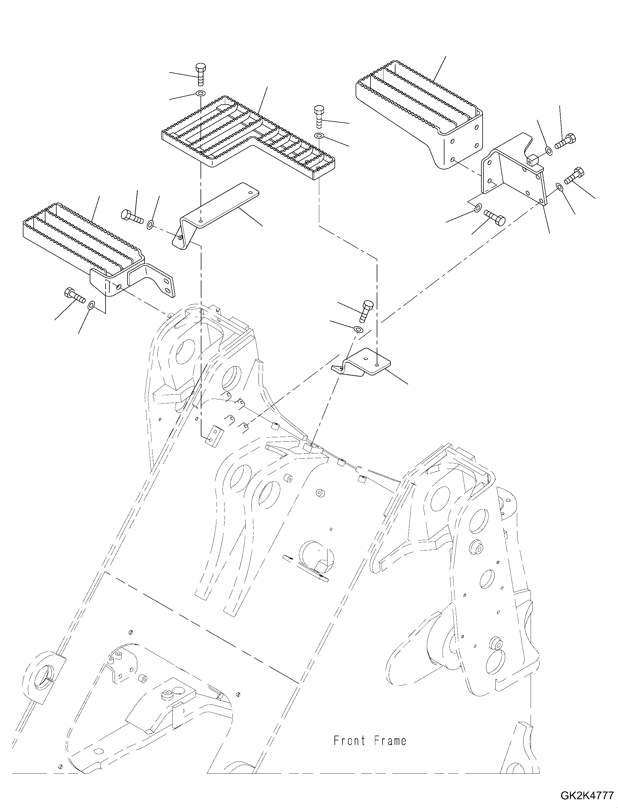 Подножка 419-54-68210 KOMATSU