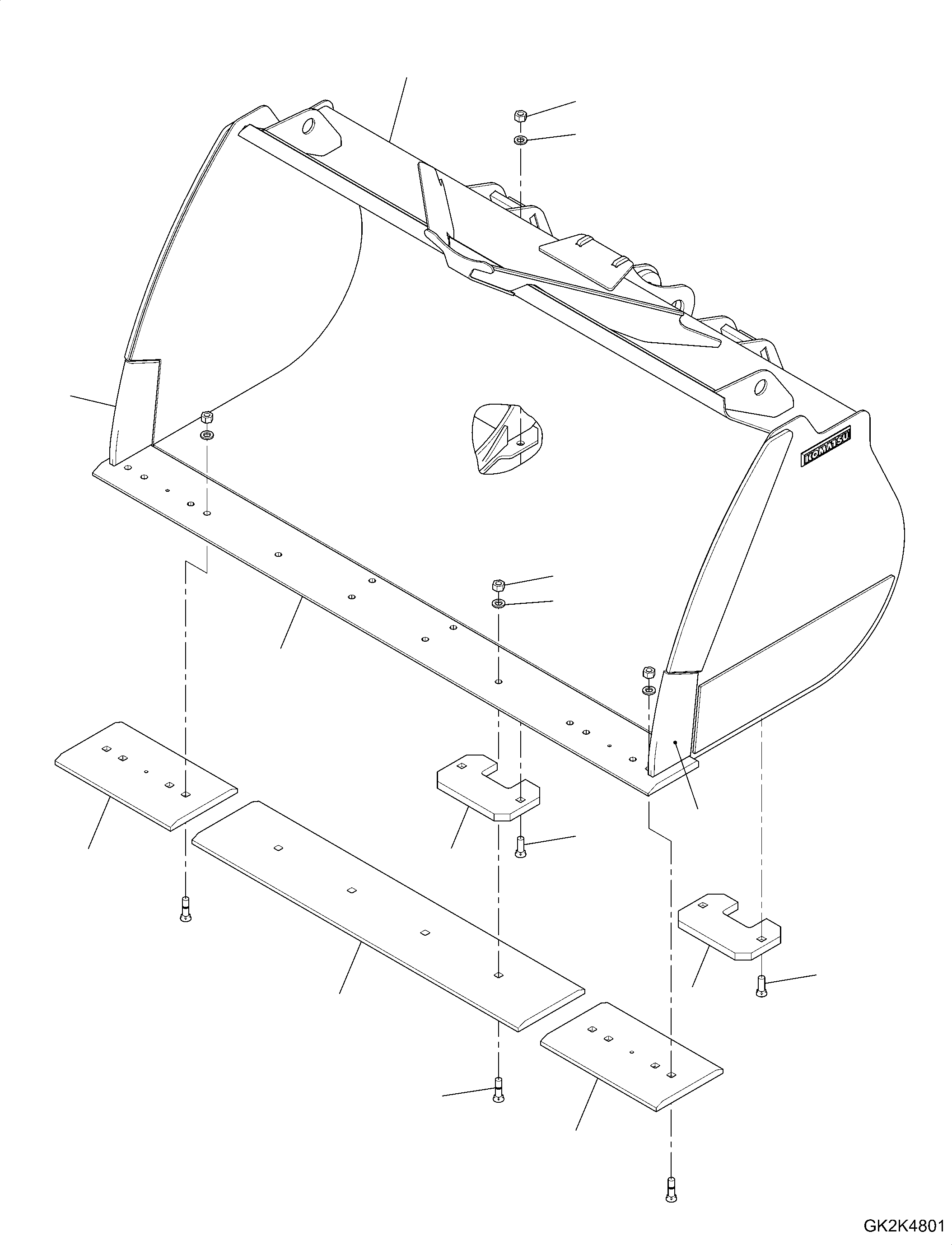 Bucket Assembly 419-74-H3620 KOMATSU