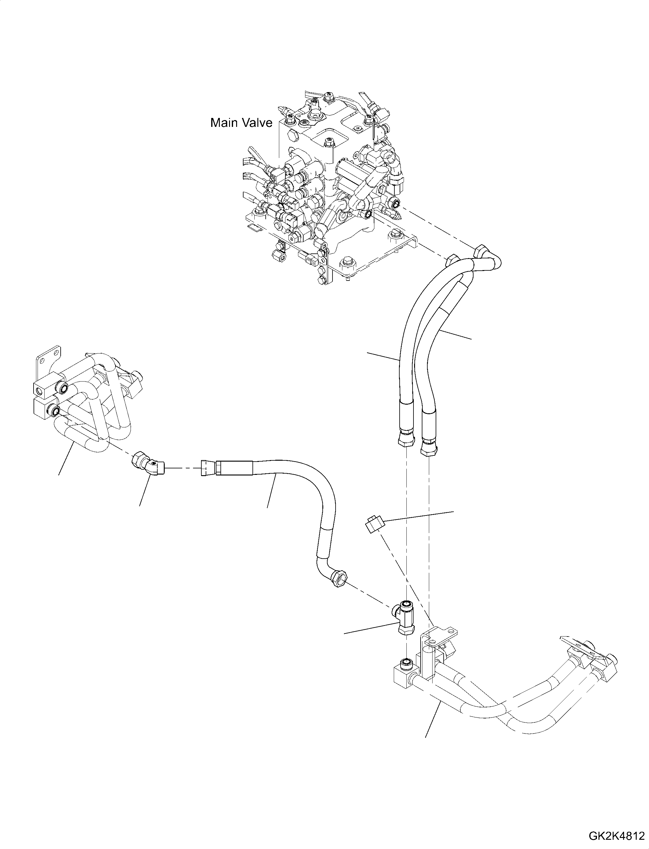 Шланг с торцевым уплотнением 02778-00607 KOMATSU