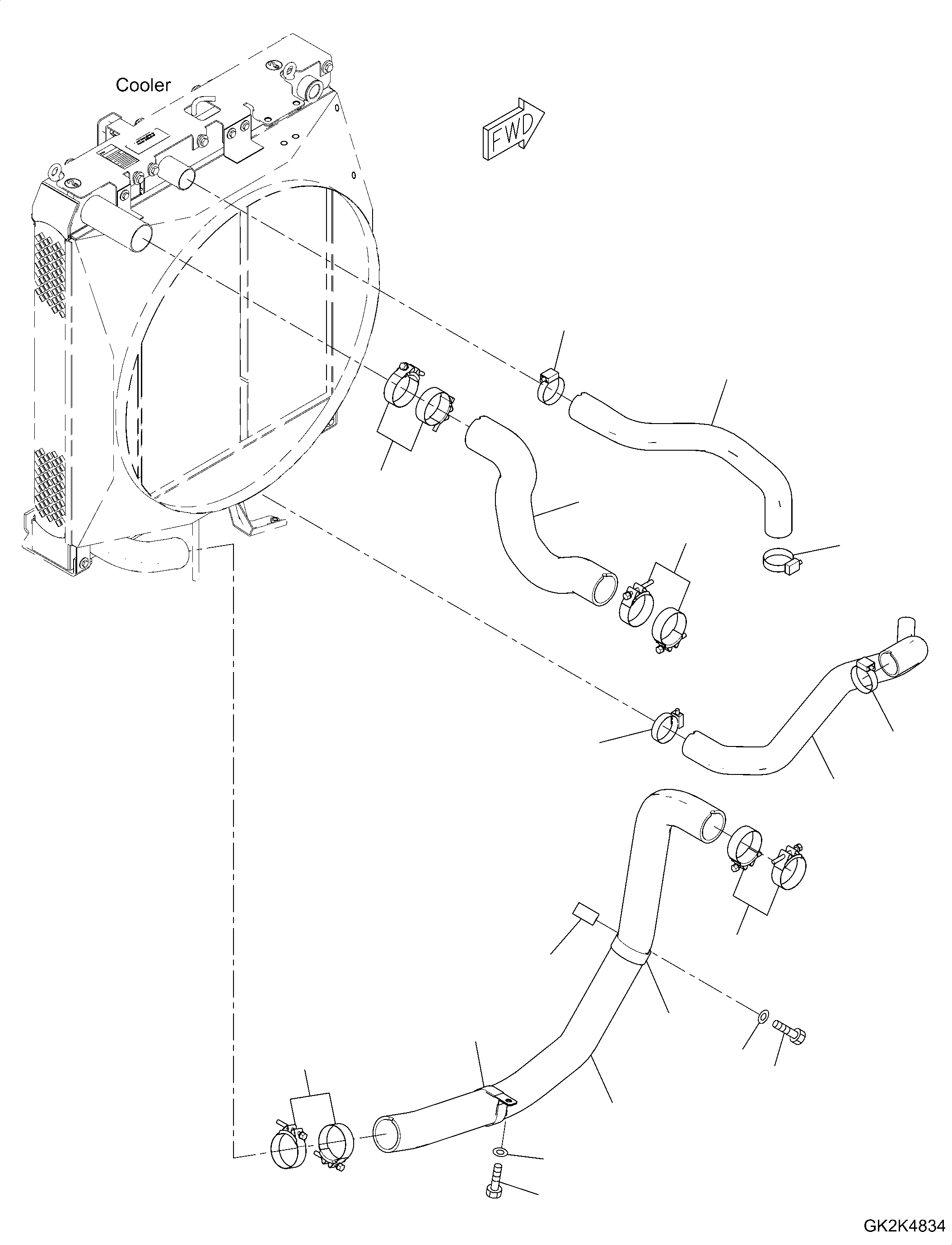 Шланг 20E-03-71630 KOMATSU
