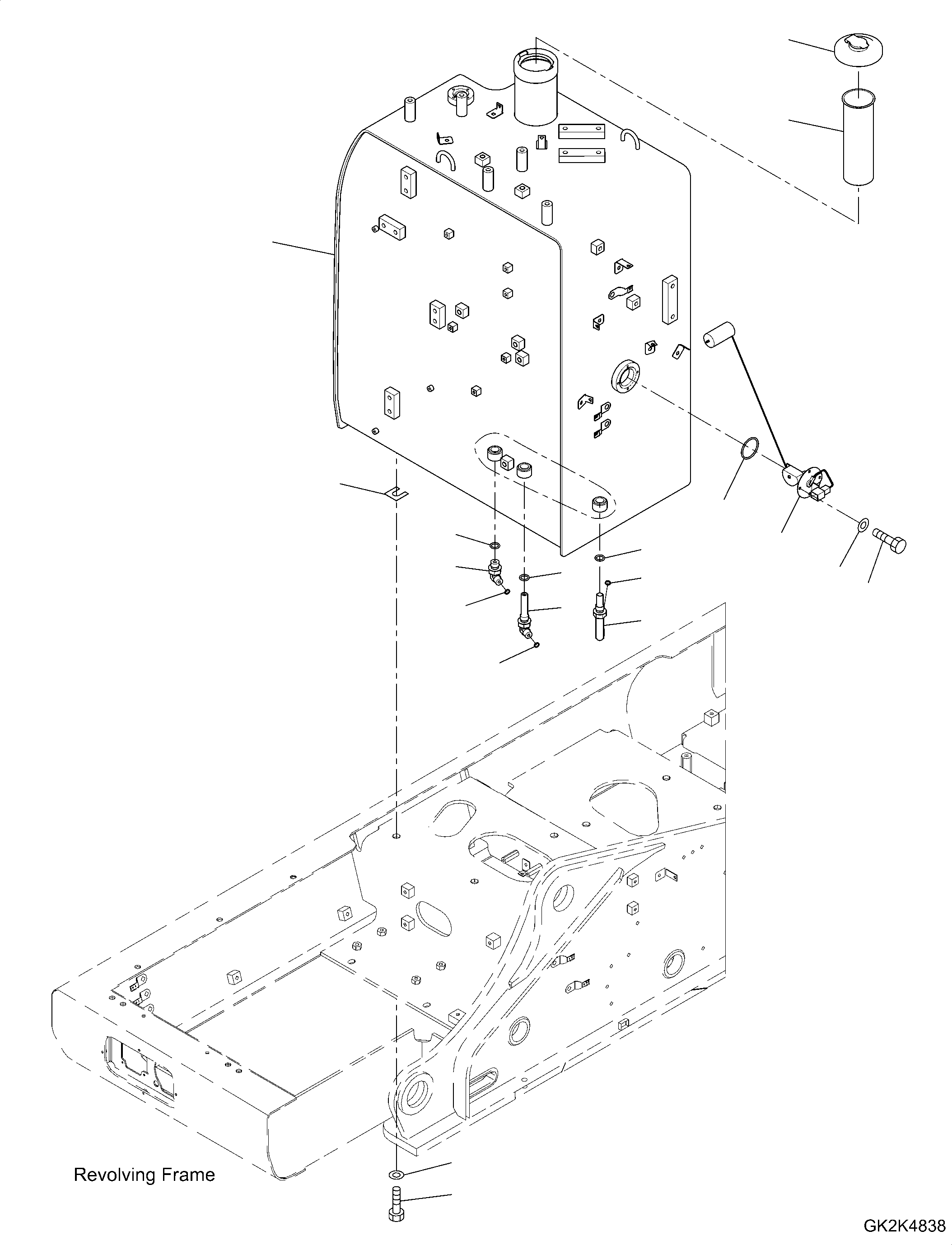 Tank, Fuel Assembly 20E-04-71114 KOMATSU