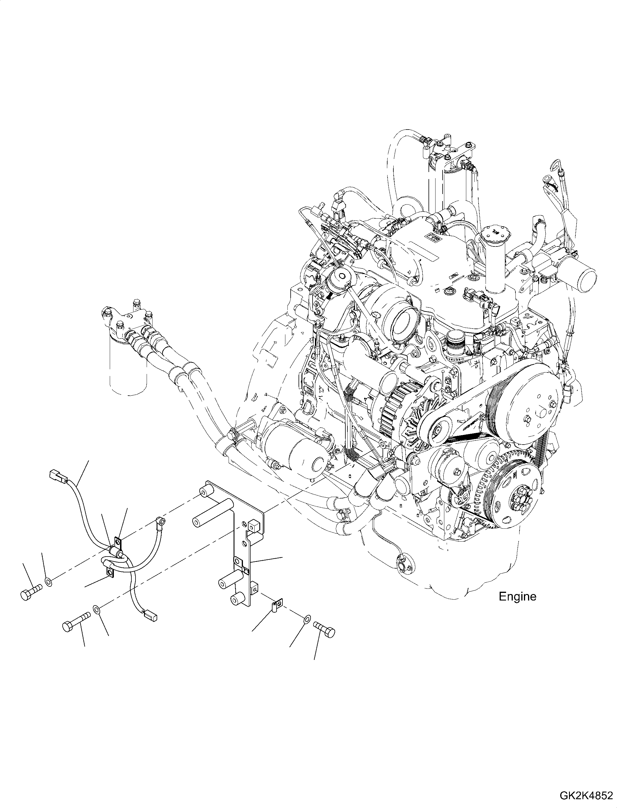 Wiring Harness, Engine 20E-06-71150 KOMATSU