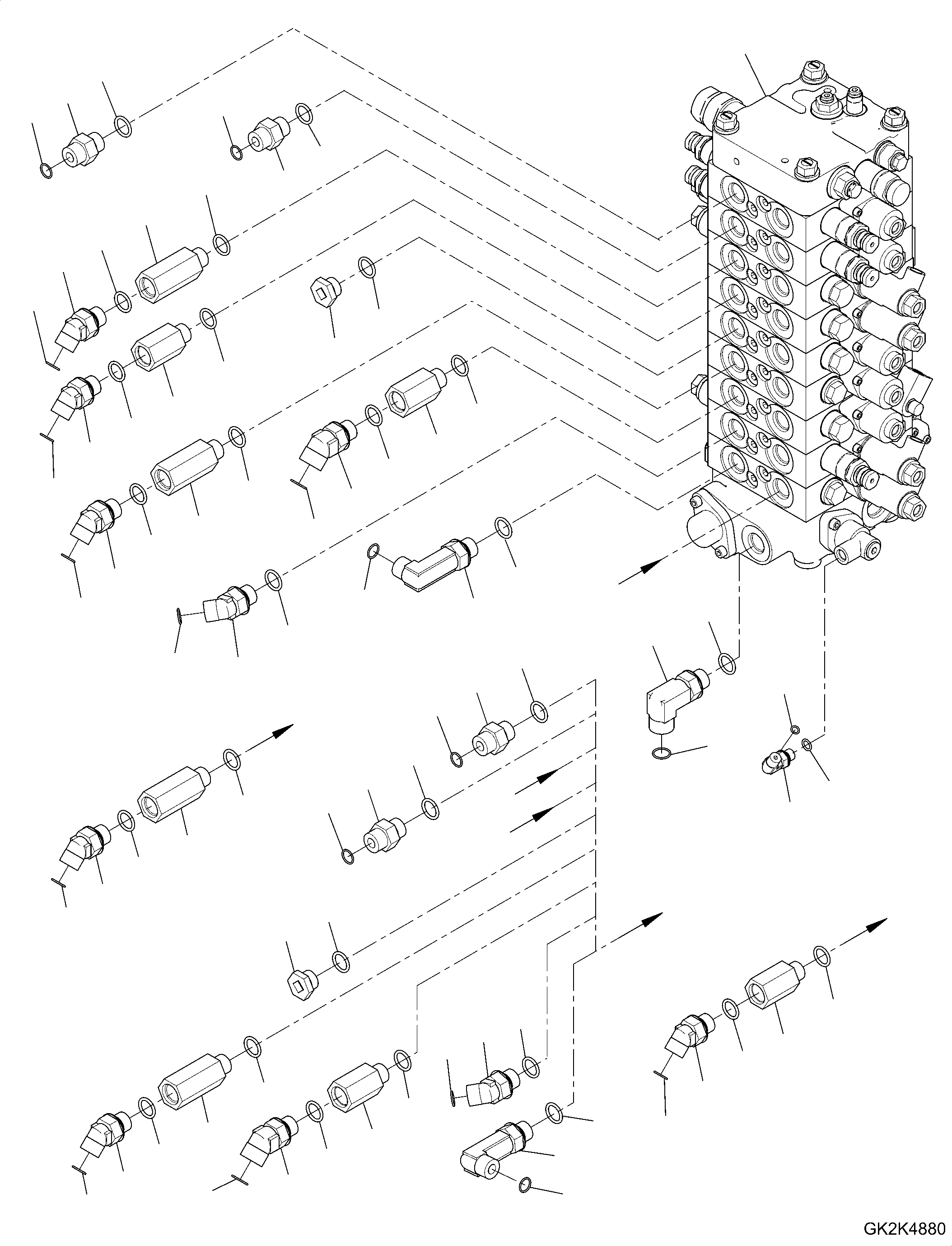 Управляющий клапан 723-59-23603 KOMATSU
