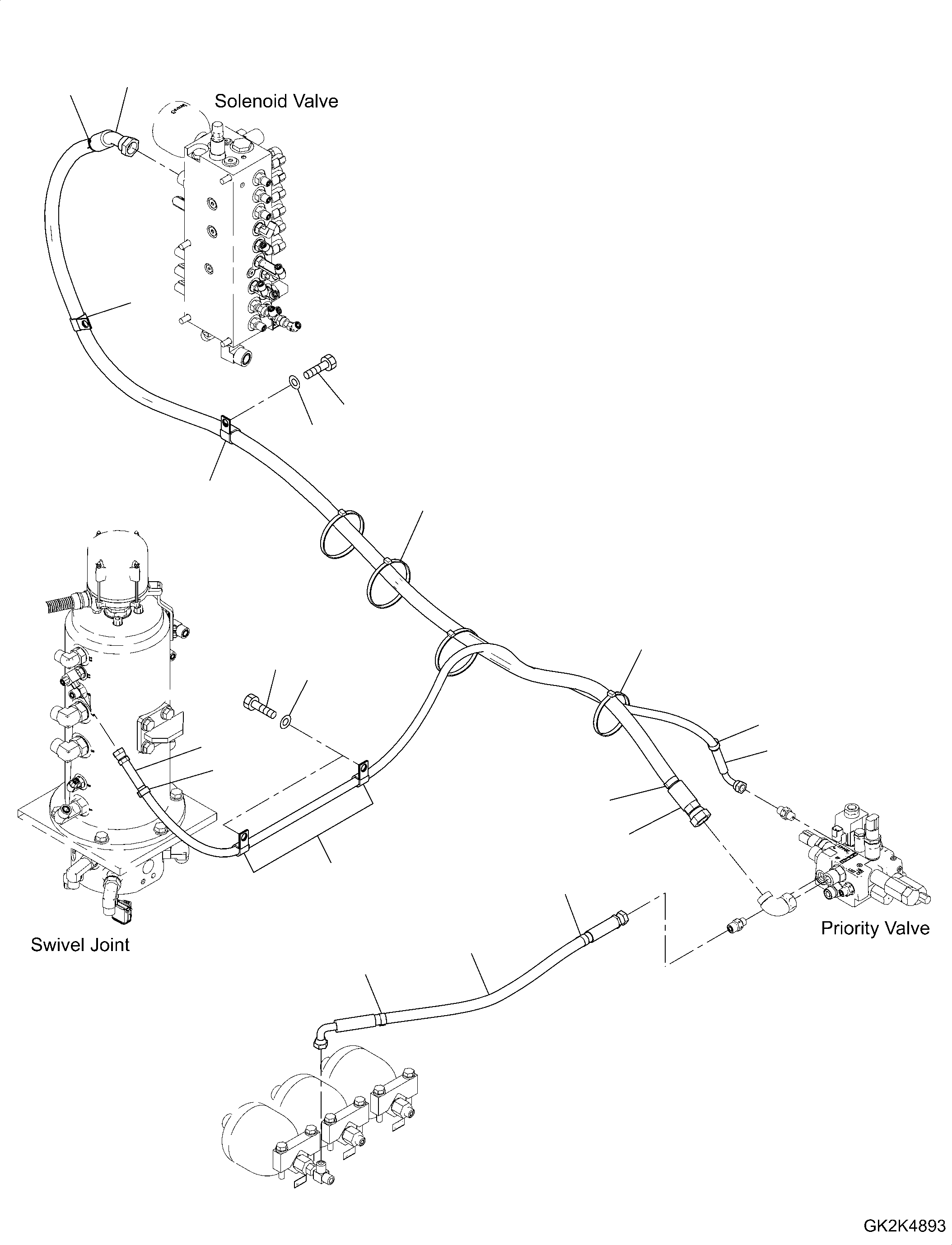 Шланг 02774-00523 KOMATSU