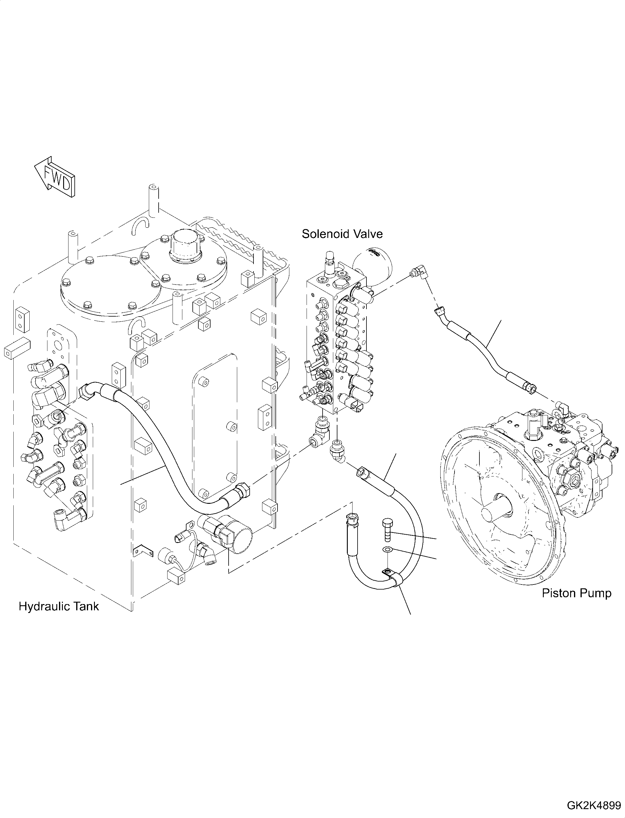 Шланг 02776-006A7 KOMATSU