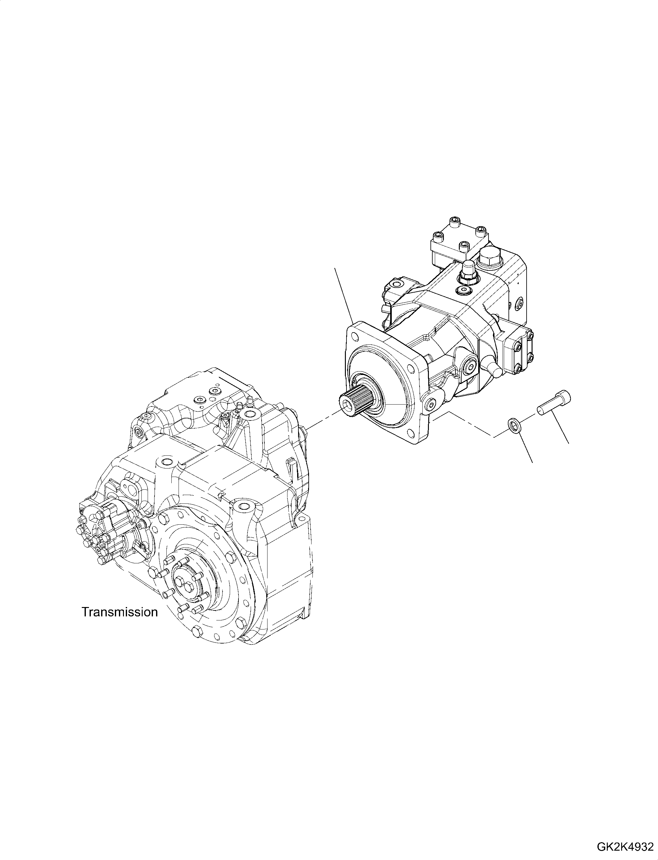 Motor, Travel (20E-60-62110) KOMATSU